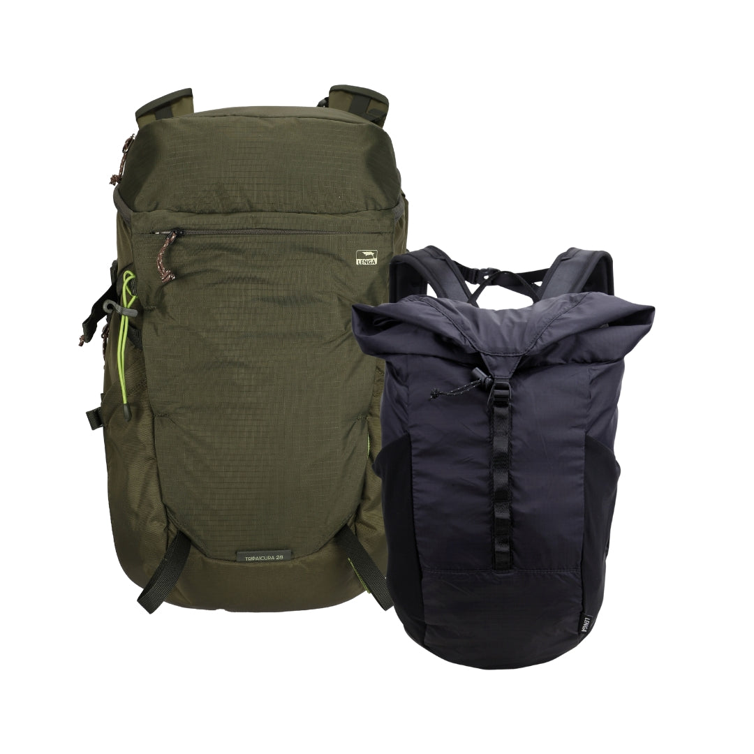 Pack Mochilas Tripaicura 28Lts y Anon 20Lts