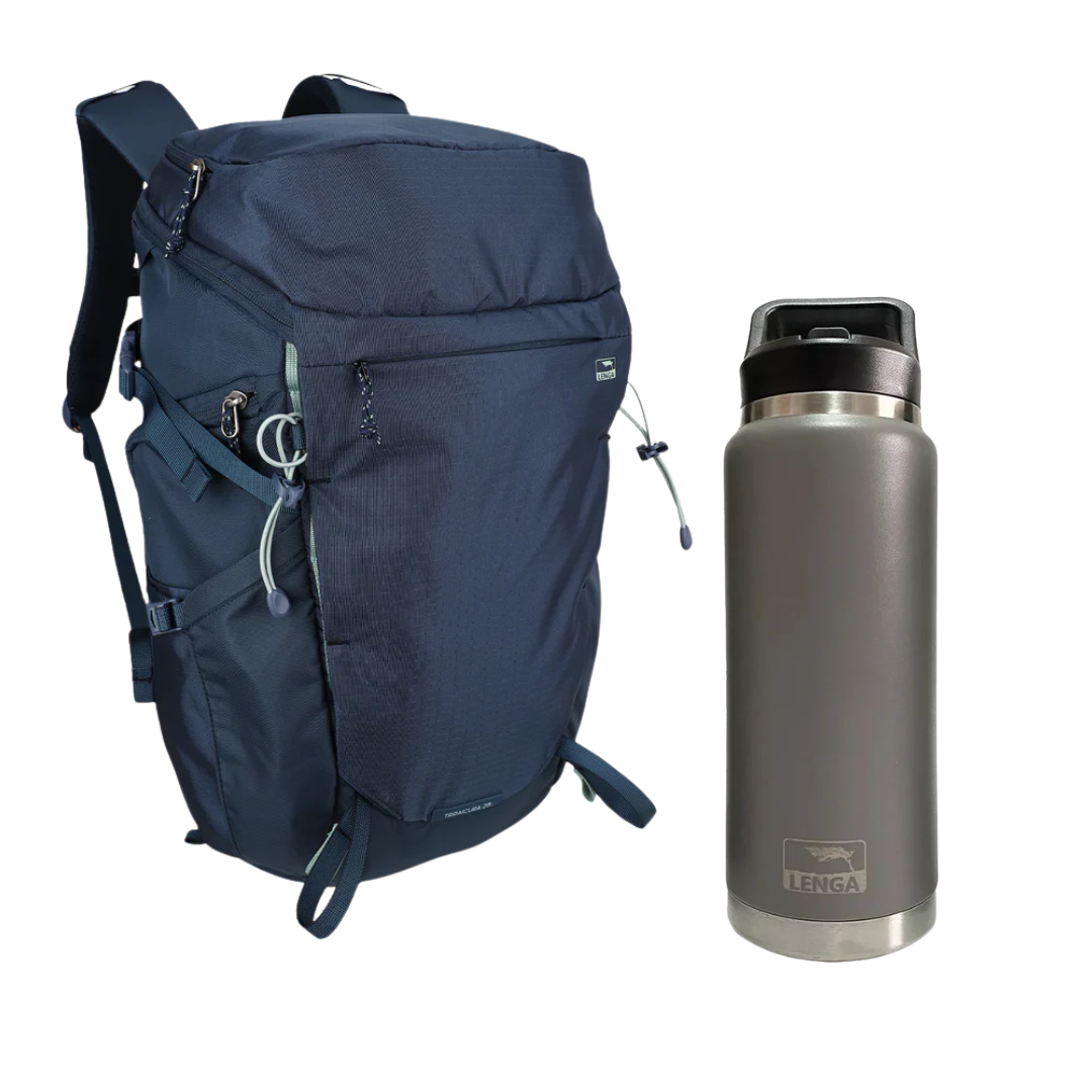 Pack Mochila Tripaicura 28Lts + Botella Acero Inox 750ml