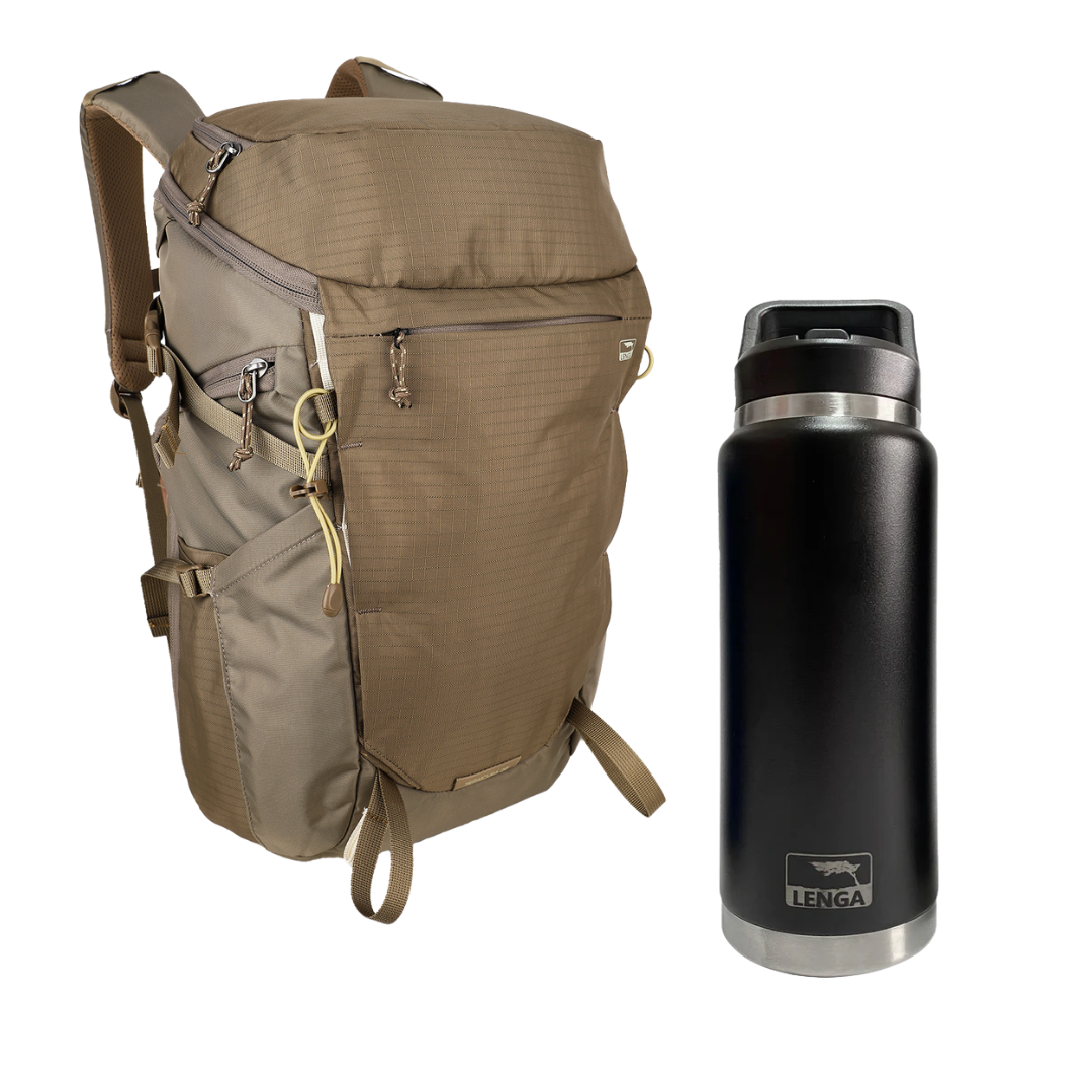 Pack Mochila Tripaicura 28Lts + Botella Acero Inox 750ml