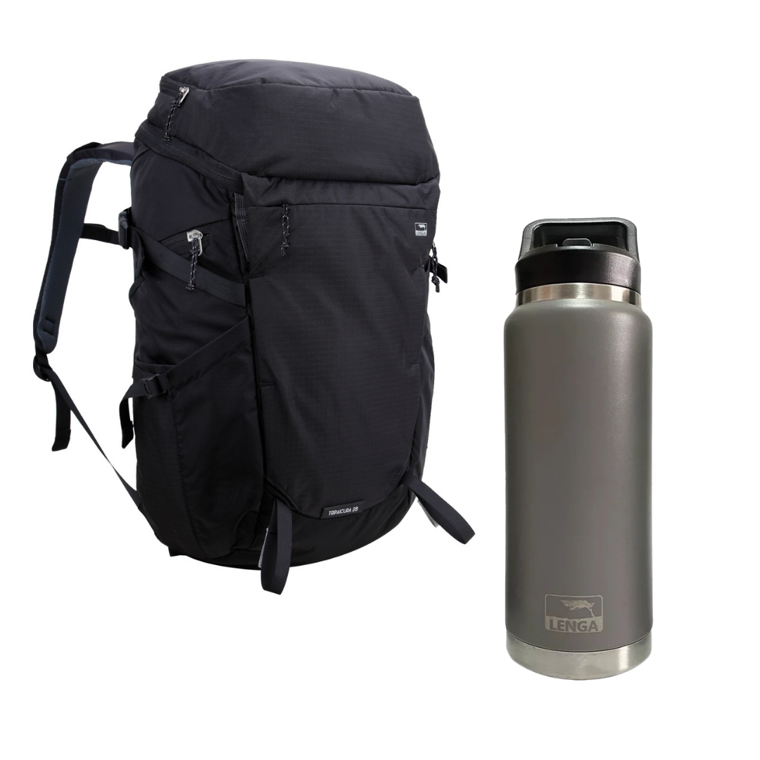Pack Mochila Tripaicura 28Lts + Botella Acero 750ml