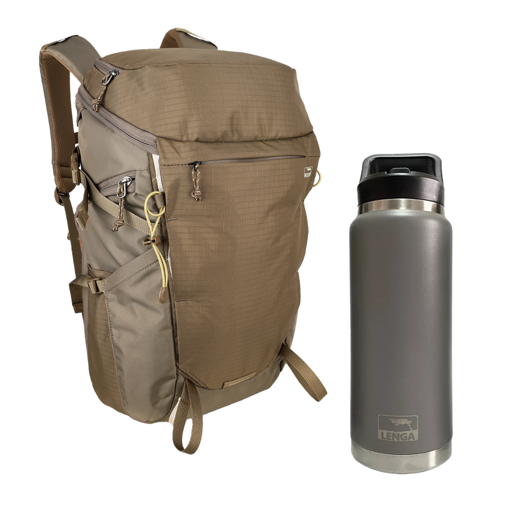 Pack Mochila Tripaicura 28Lts + Botella Acero 750ml