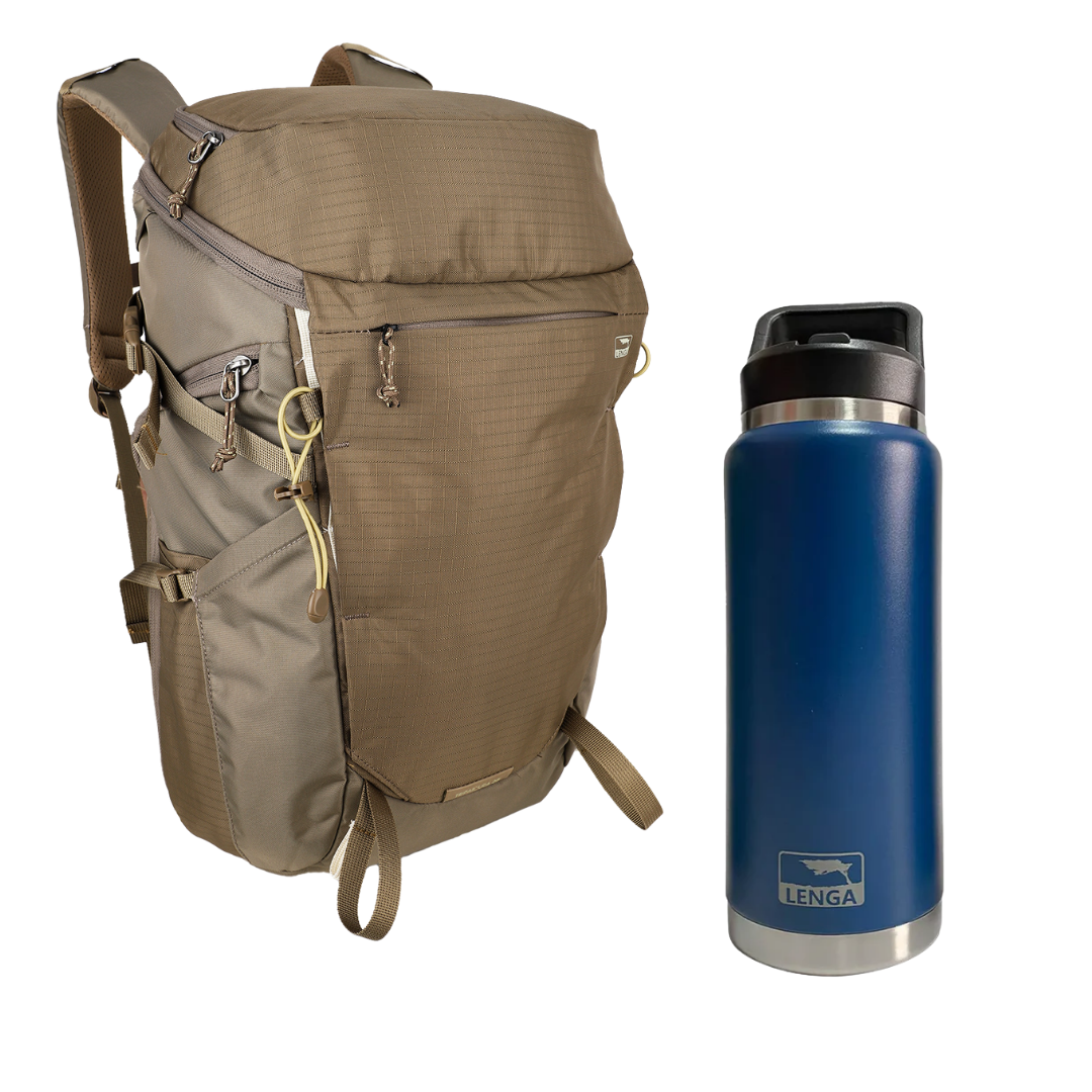 Pack Mochila Tripaicura 28Lts + Botella Acero Inox 750ml