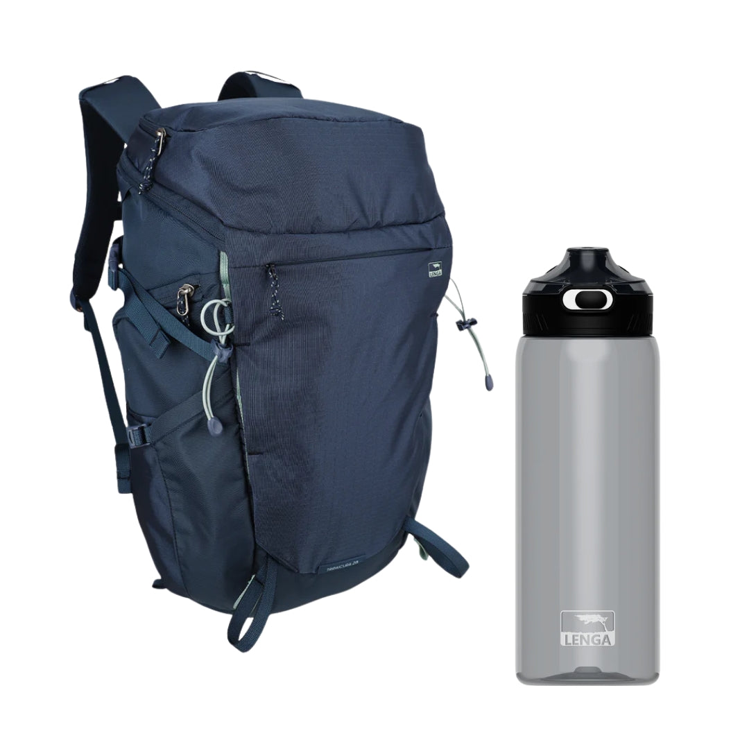 Pack Mochila Tripaicura 28Lts + Botella Trail Tritan® 1000 ml