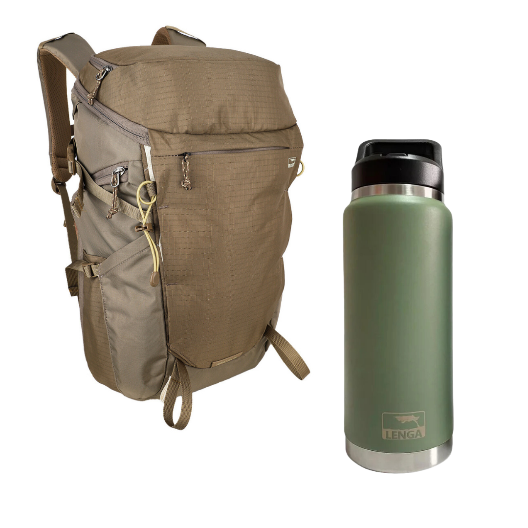 Pack Mochila Tripaicura 28Lts + Botella Acero 750ml