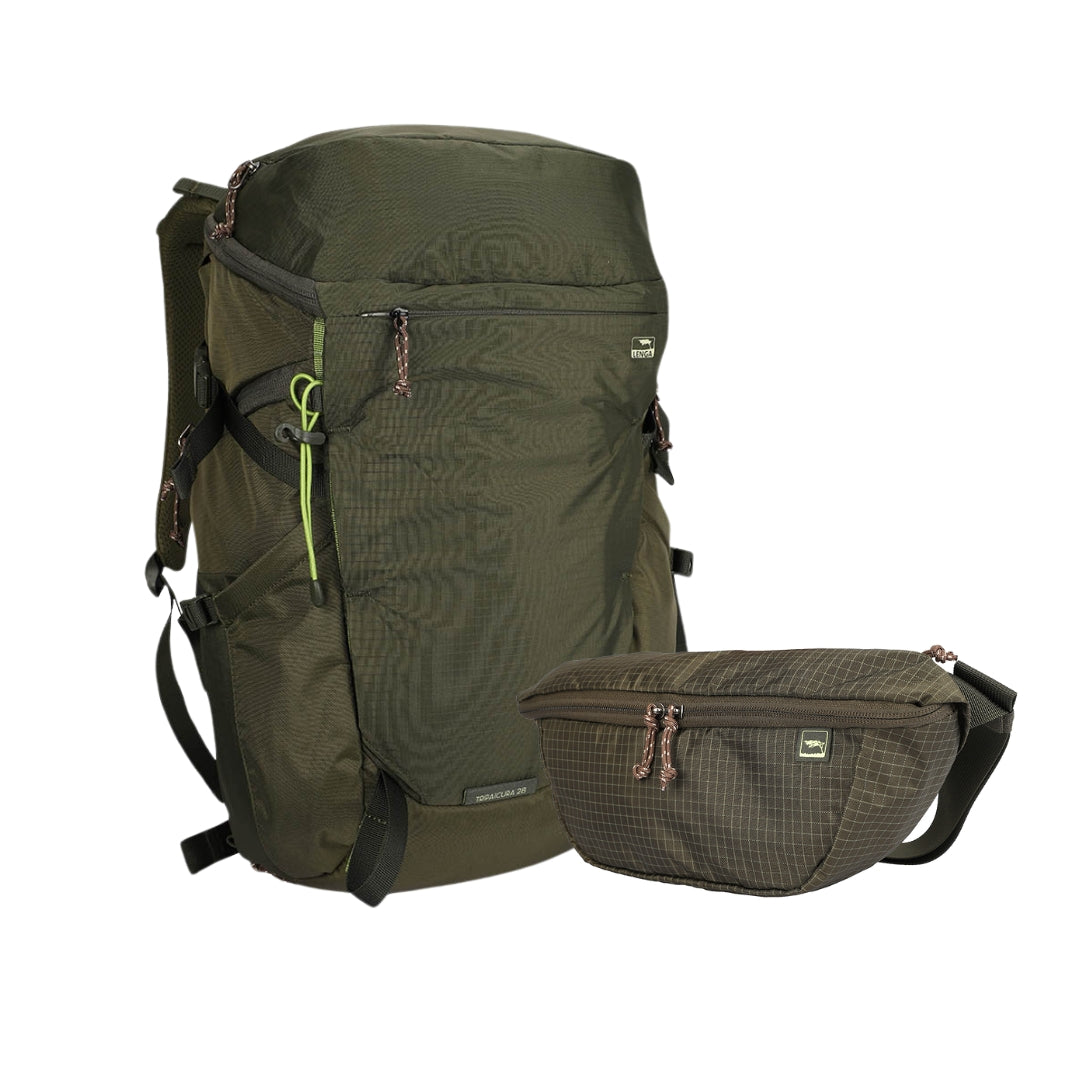 Pack Mochila Tripaicura 28Lts + Banano Cochamó 3Lts