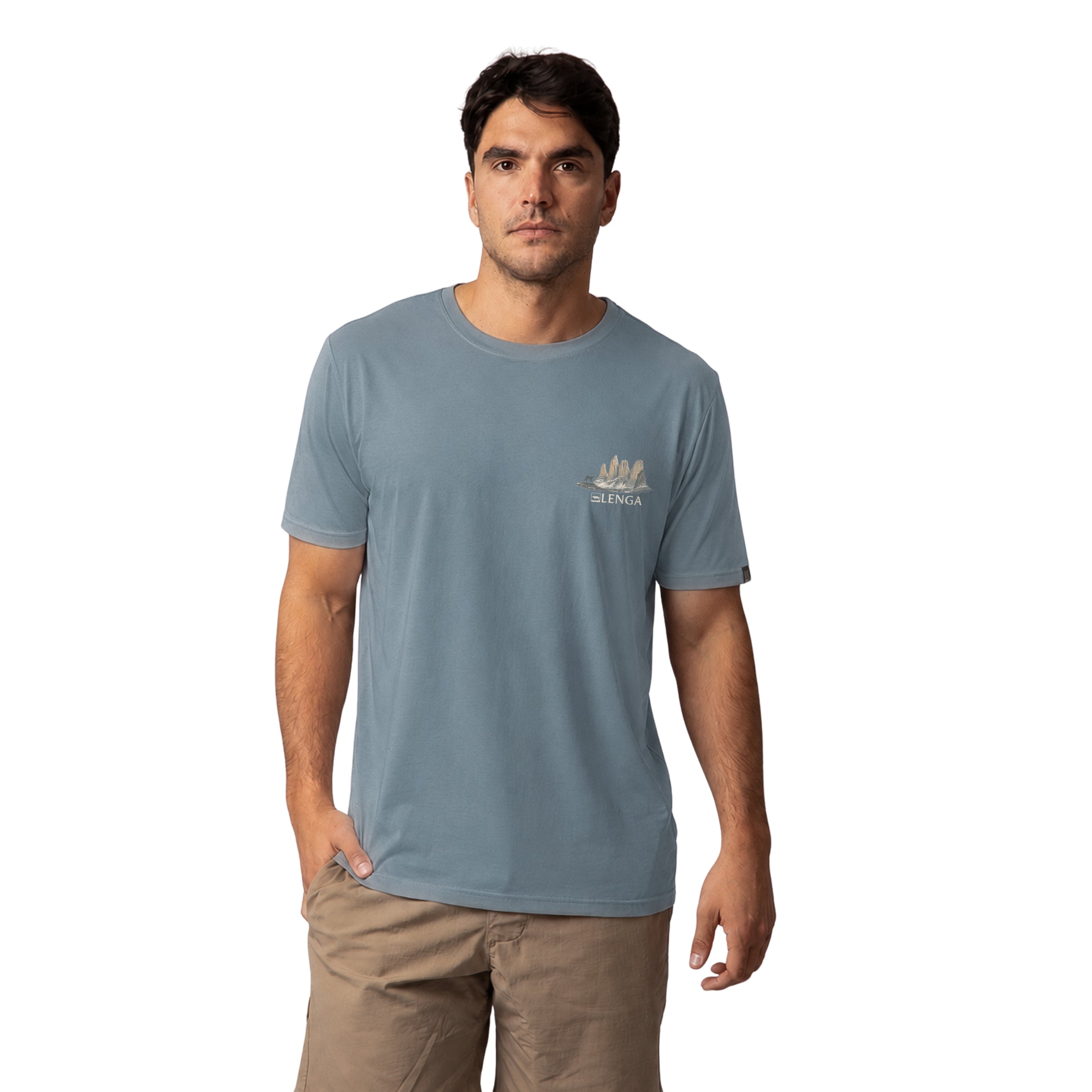 Polera Algodón Orgánico Las Torres Chile Indómito