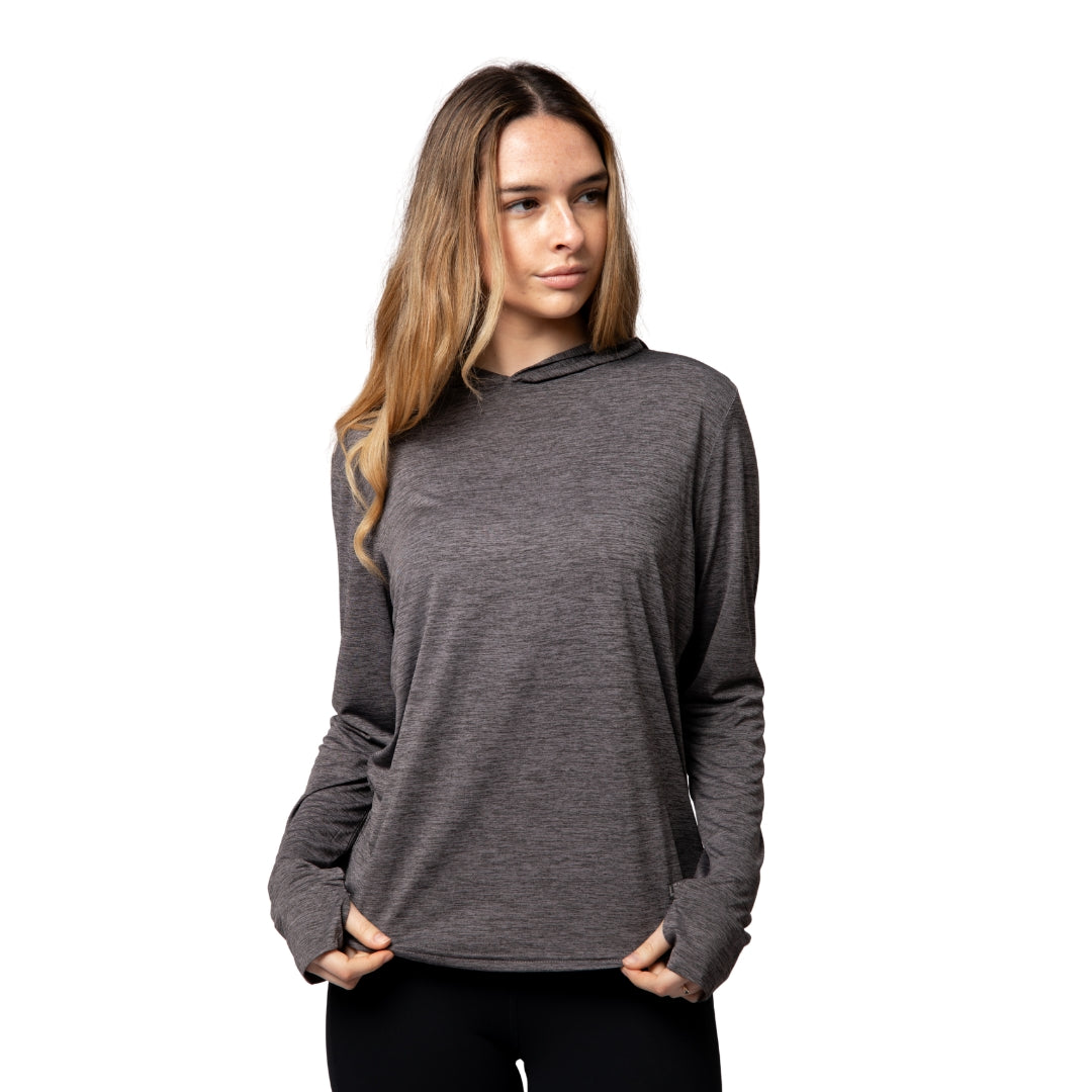 Polera con capucha Grit-dry UPF+50 Nayla