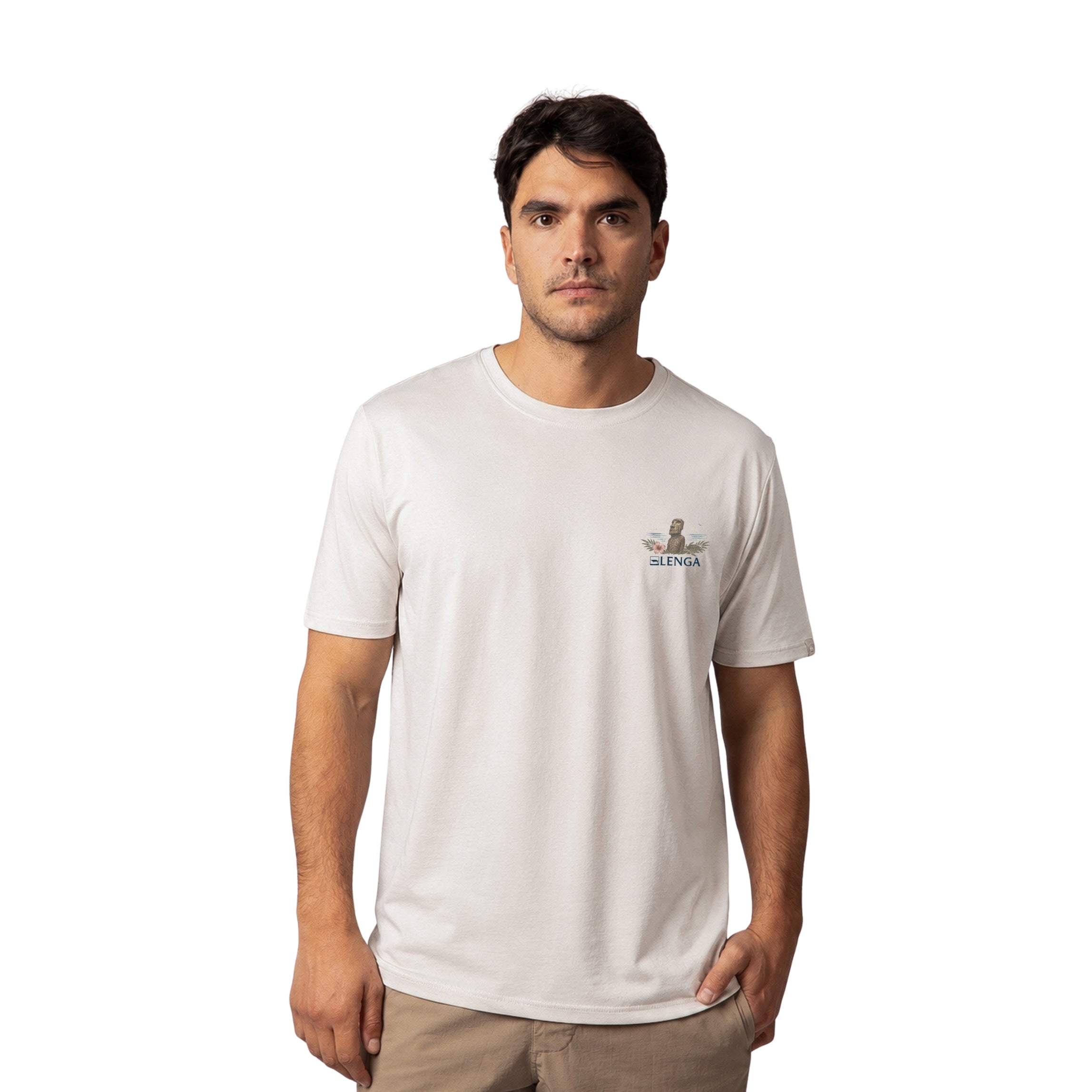 Polera Algodón Orgánico Rapa Nui Chile Indómito
