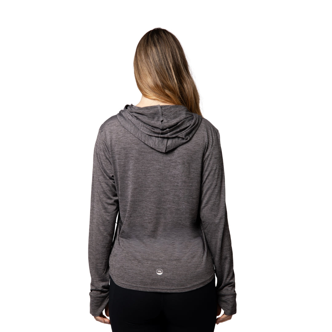 Polera con capucha Grit-dry UPF+50 Nayla