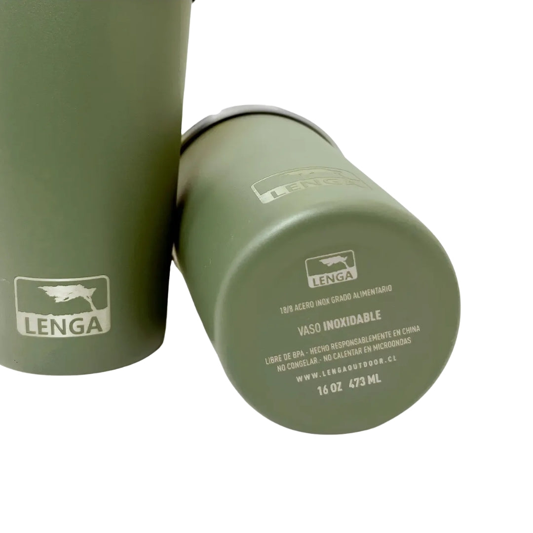 Pack Vasos Acero Inoxidable 473 ml | Set 4 unidades