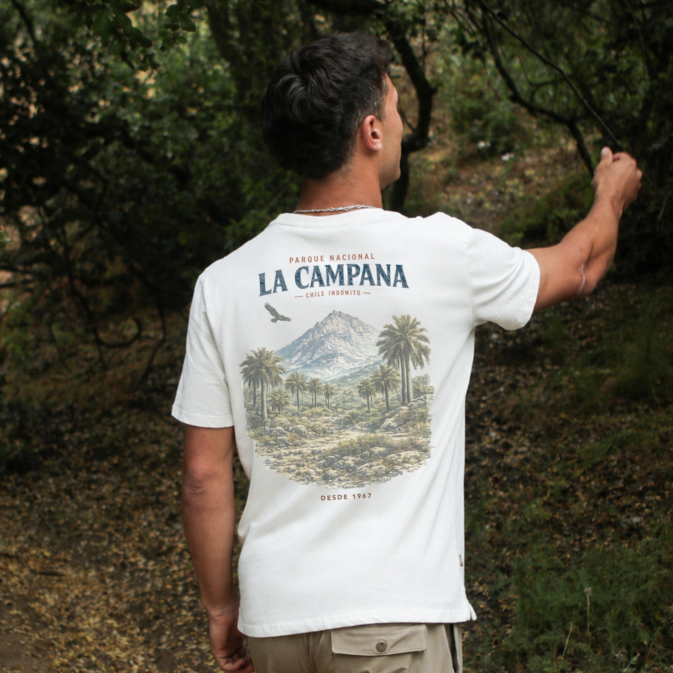 Polera Algodón Orgánico La Campana Chile Indómito