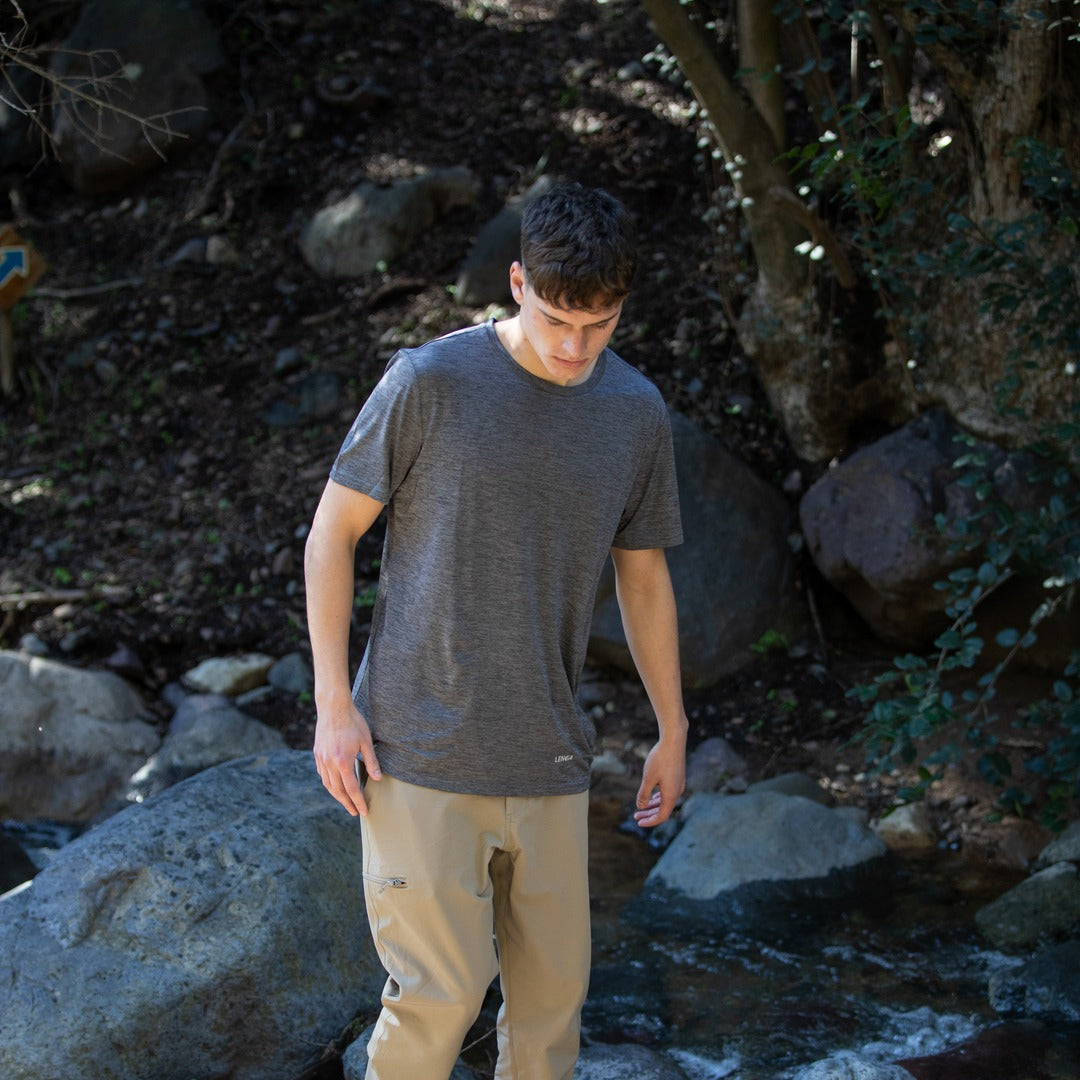 Polera Grit-dry UPF+50 Chañar