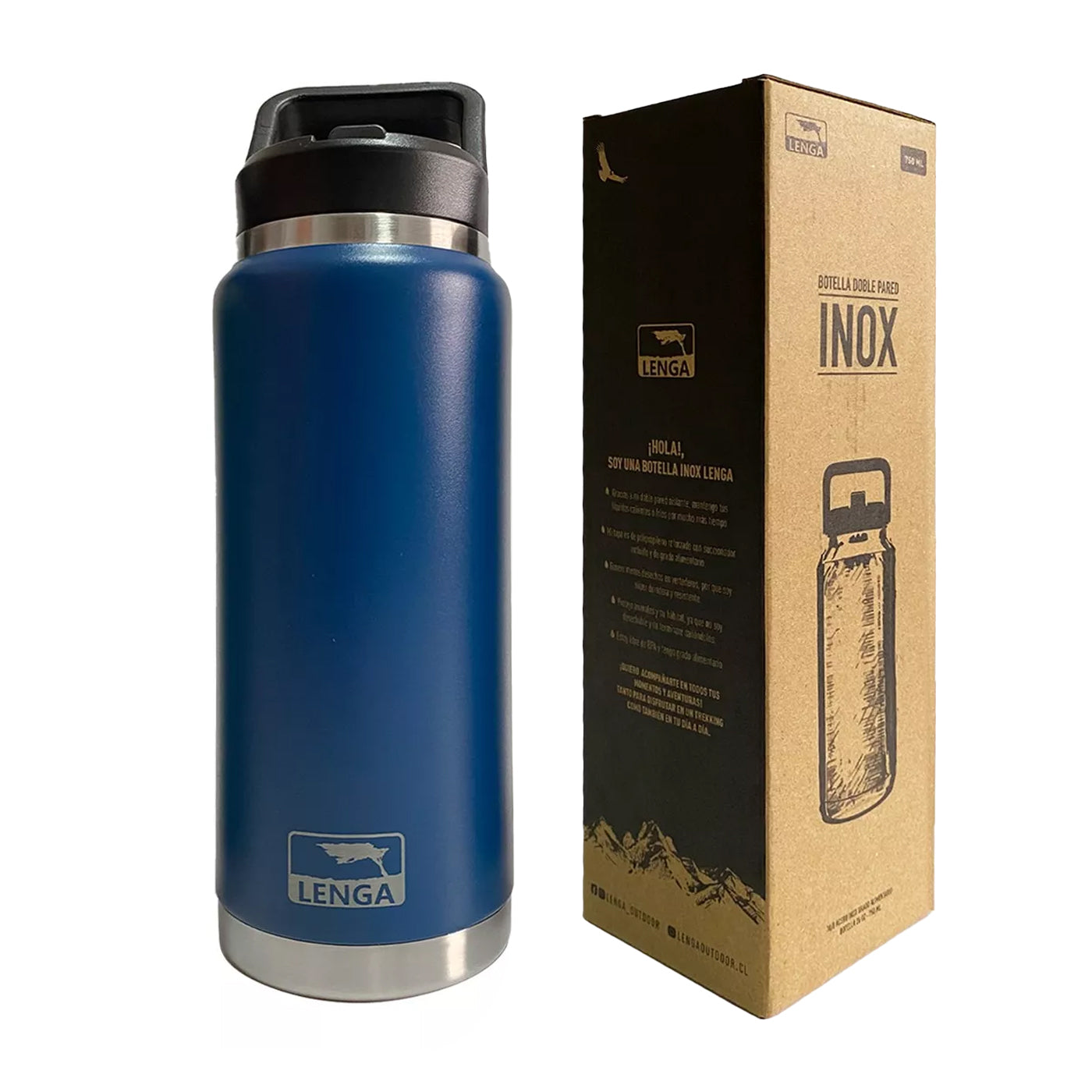 🎁 Botella Acero Inox Aislamiento De Doble Pared 750ml (100% off)