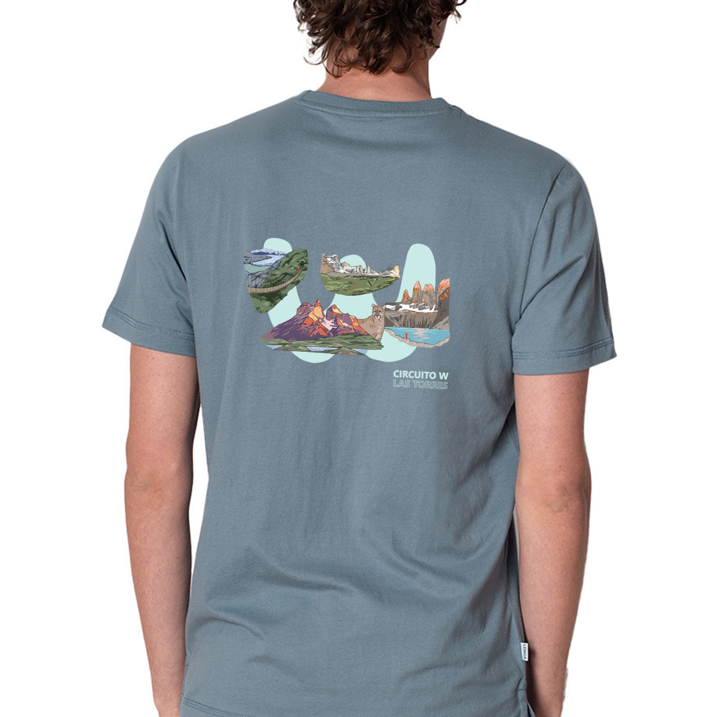 Polera Manga Corta Algodón Orgánico - Circuito W Las Torres