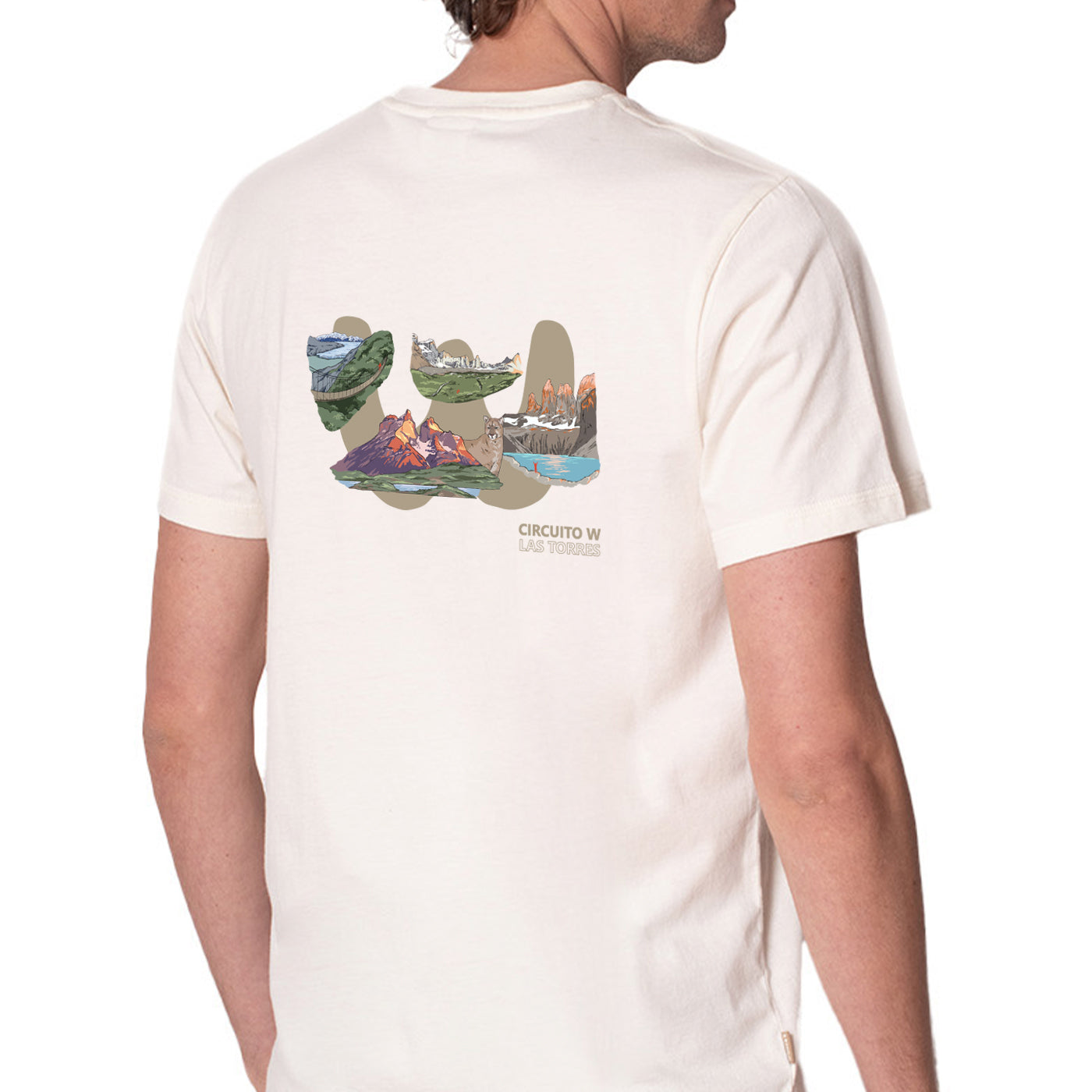 Polera Manga Corta Algodón Orgánico - Circuito W Las Torres