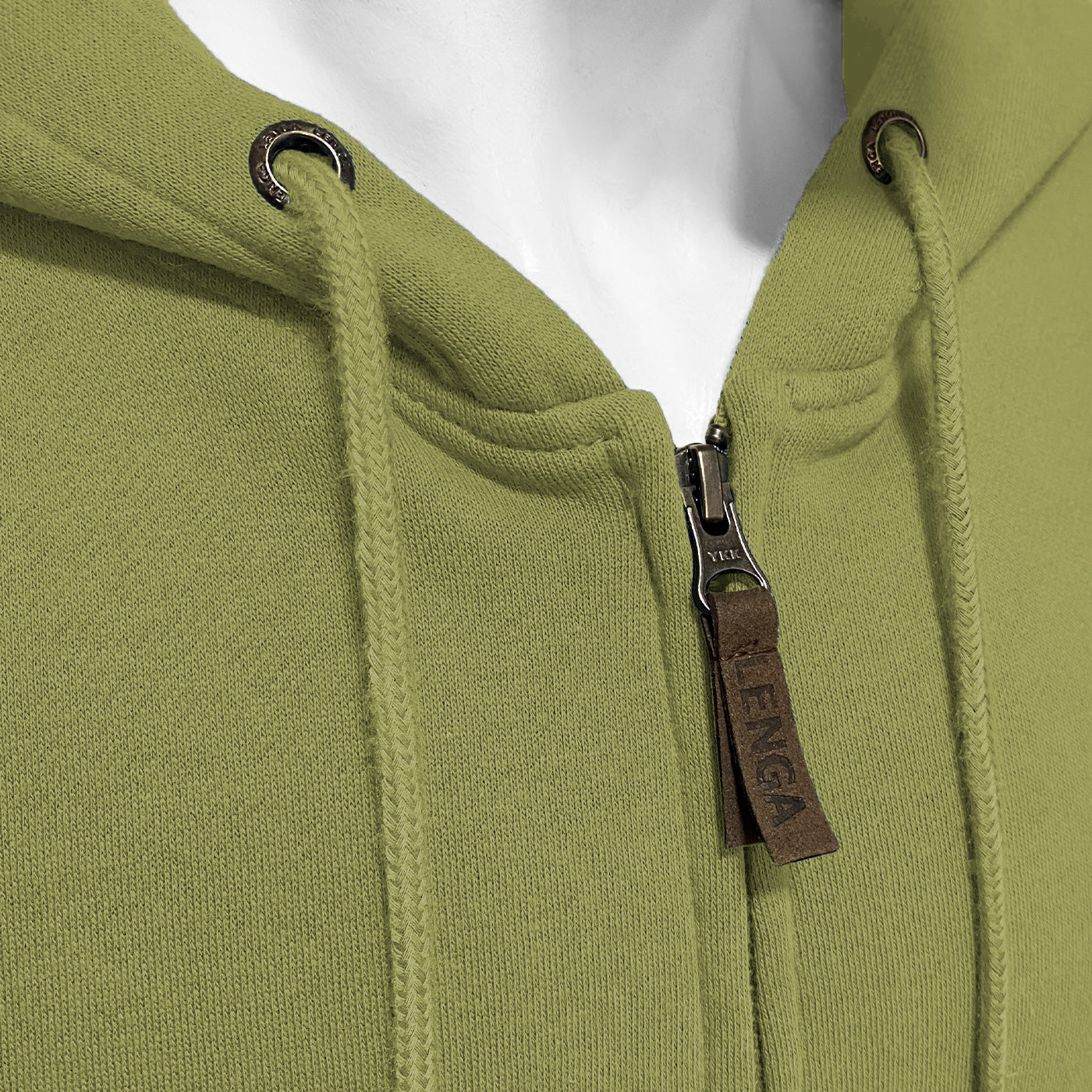 Polerón con Gorro y Cierre Lingue Sustentable