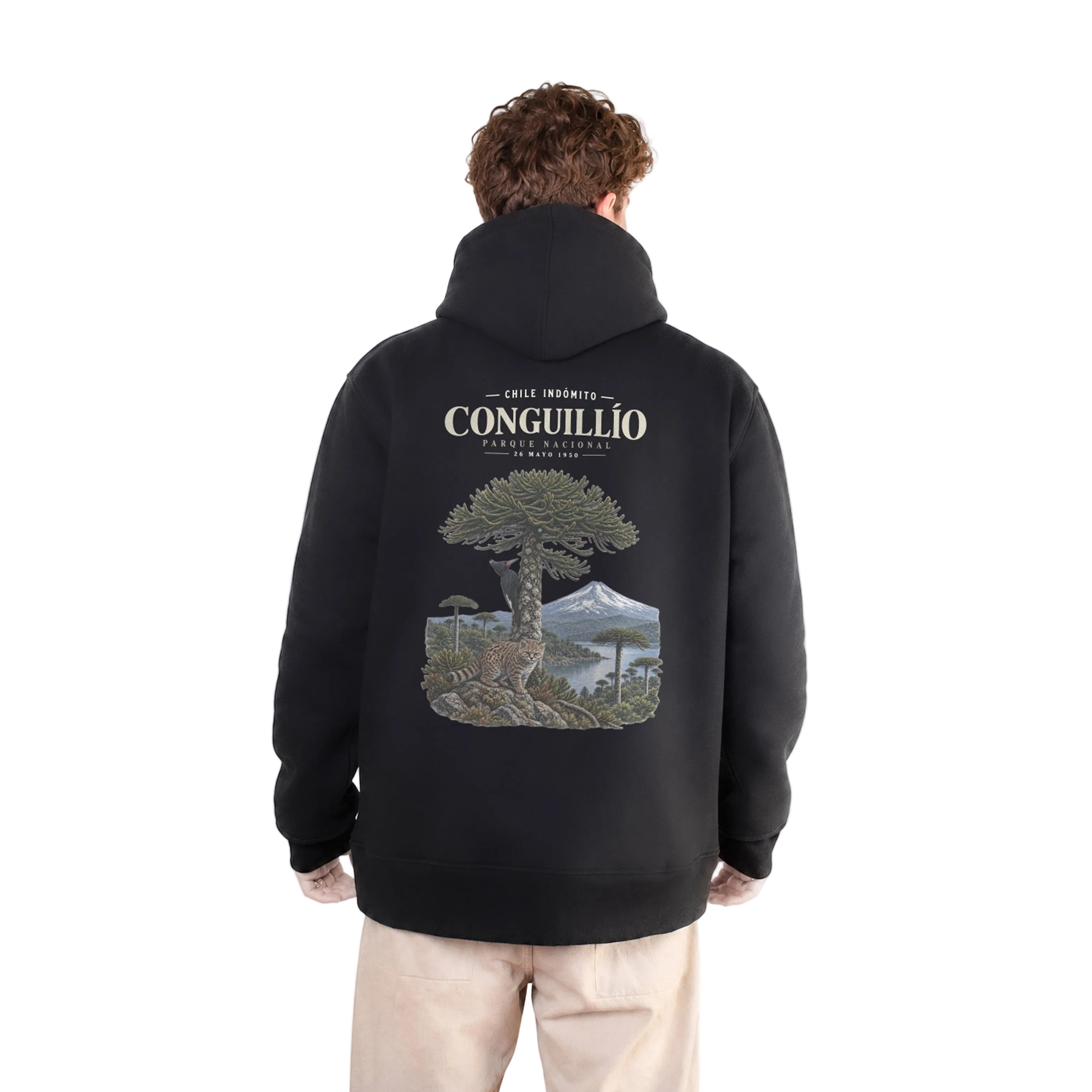 Polerón con gorro Conguillío Chile Indómito