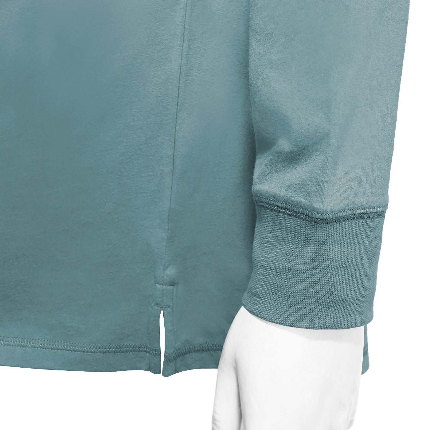 Polera Manga Larga con Bolsillo Algodón Orgánico Coyán