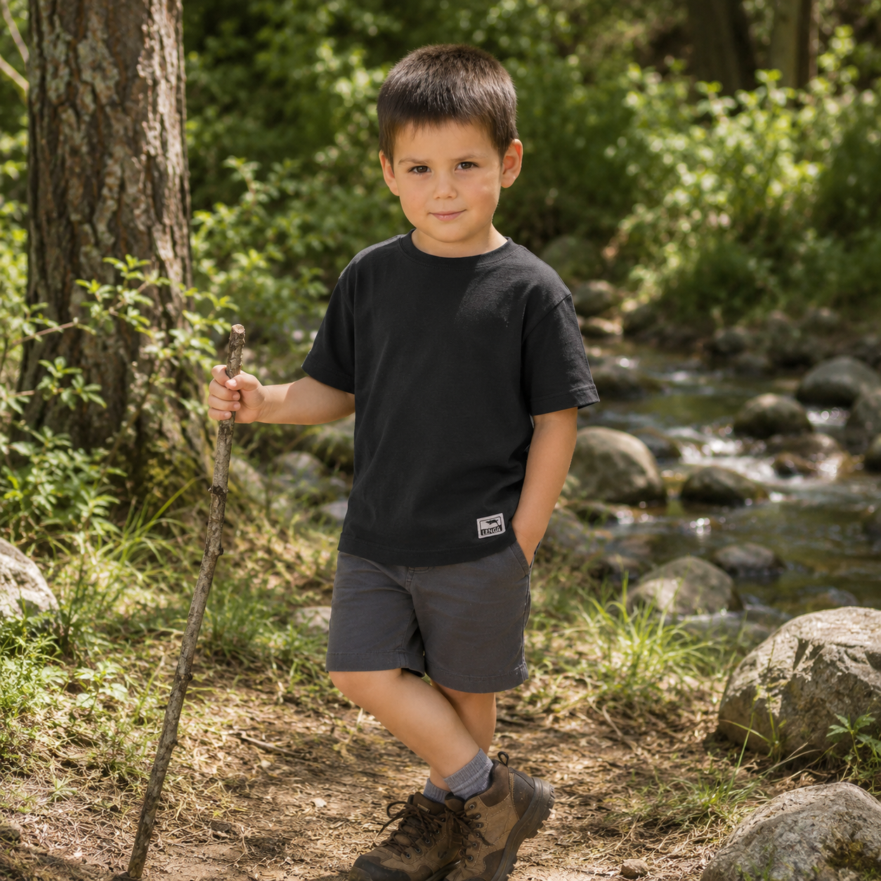 Polera Pumita Niños Algodón Orgánico