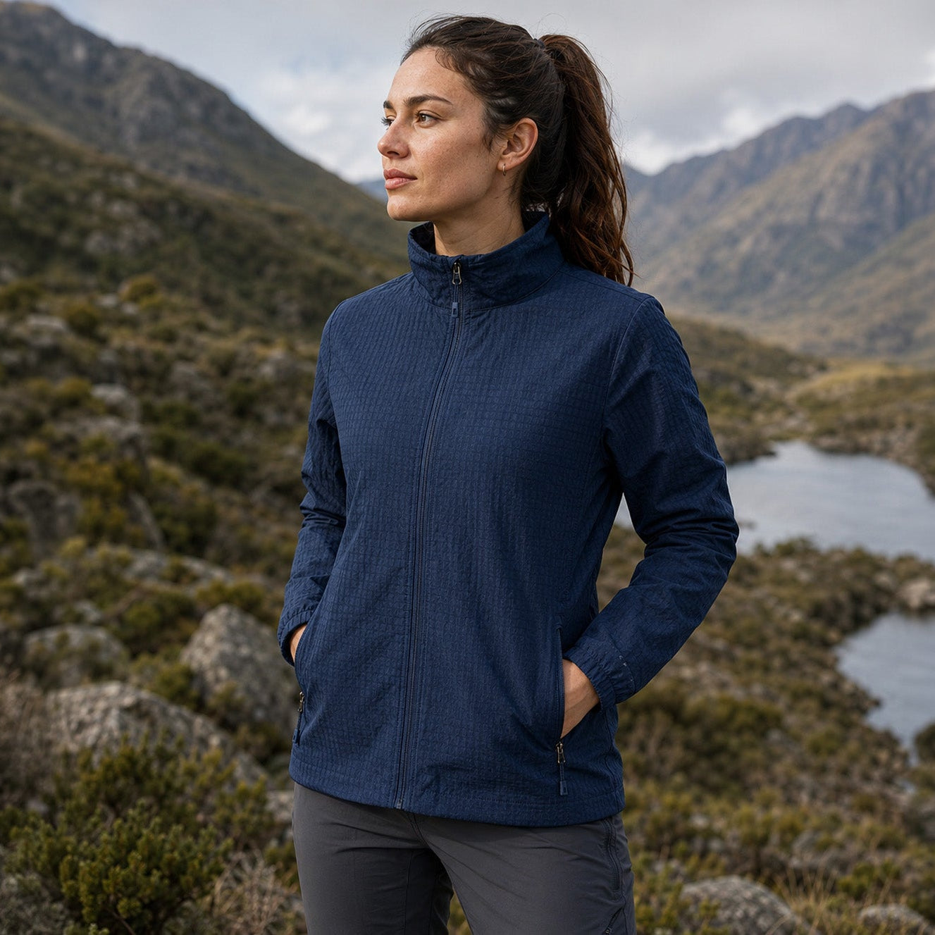 Chaqueta Liviana DWR Hybrid-Ultra Mujer Notro