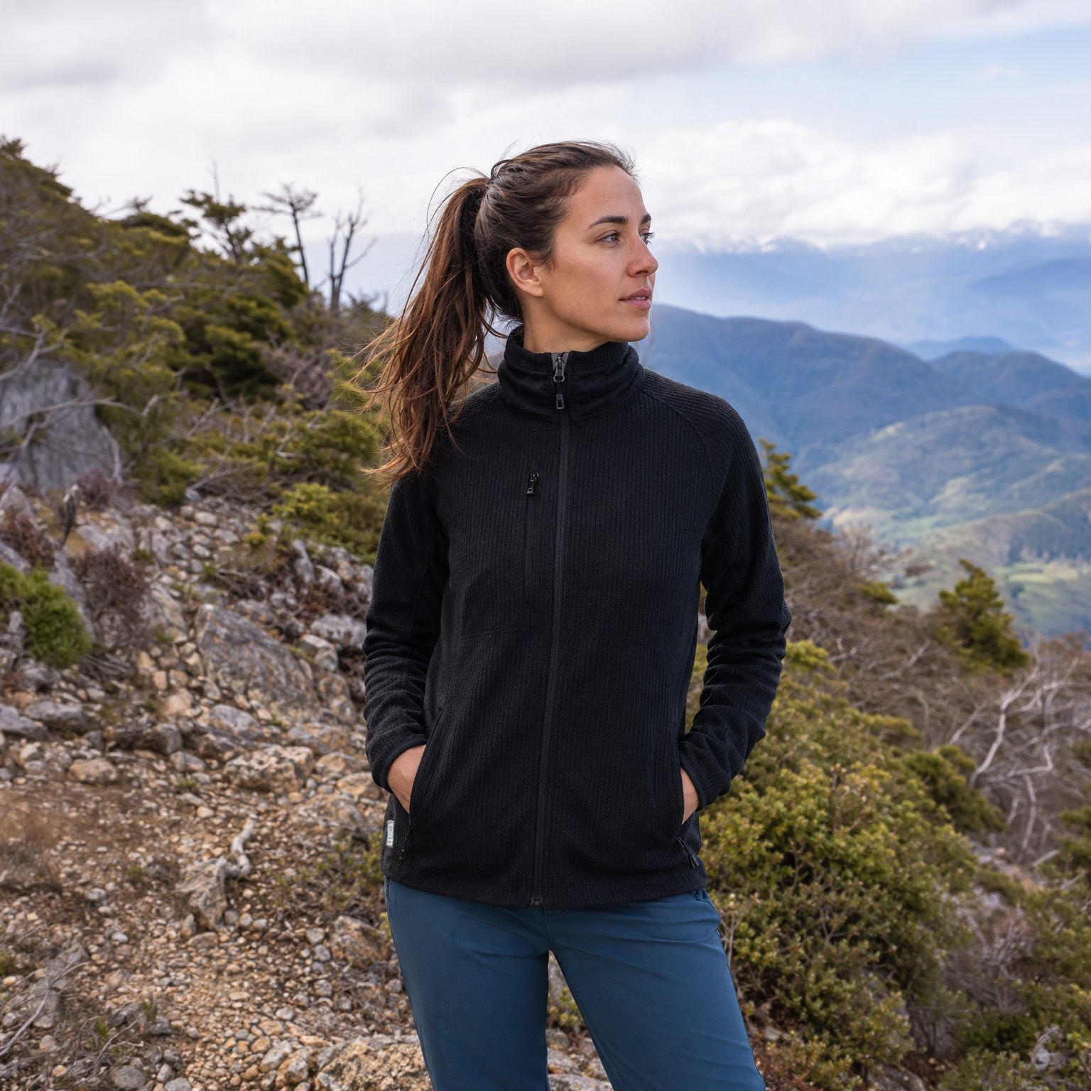 Chaqueta Micropolar Hybrid-Shell Coihue