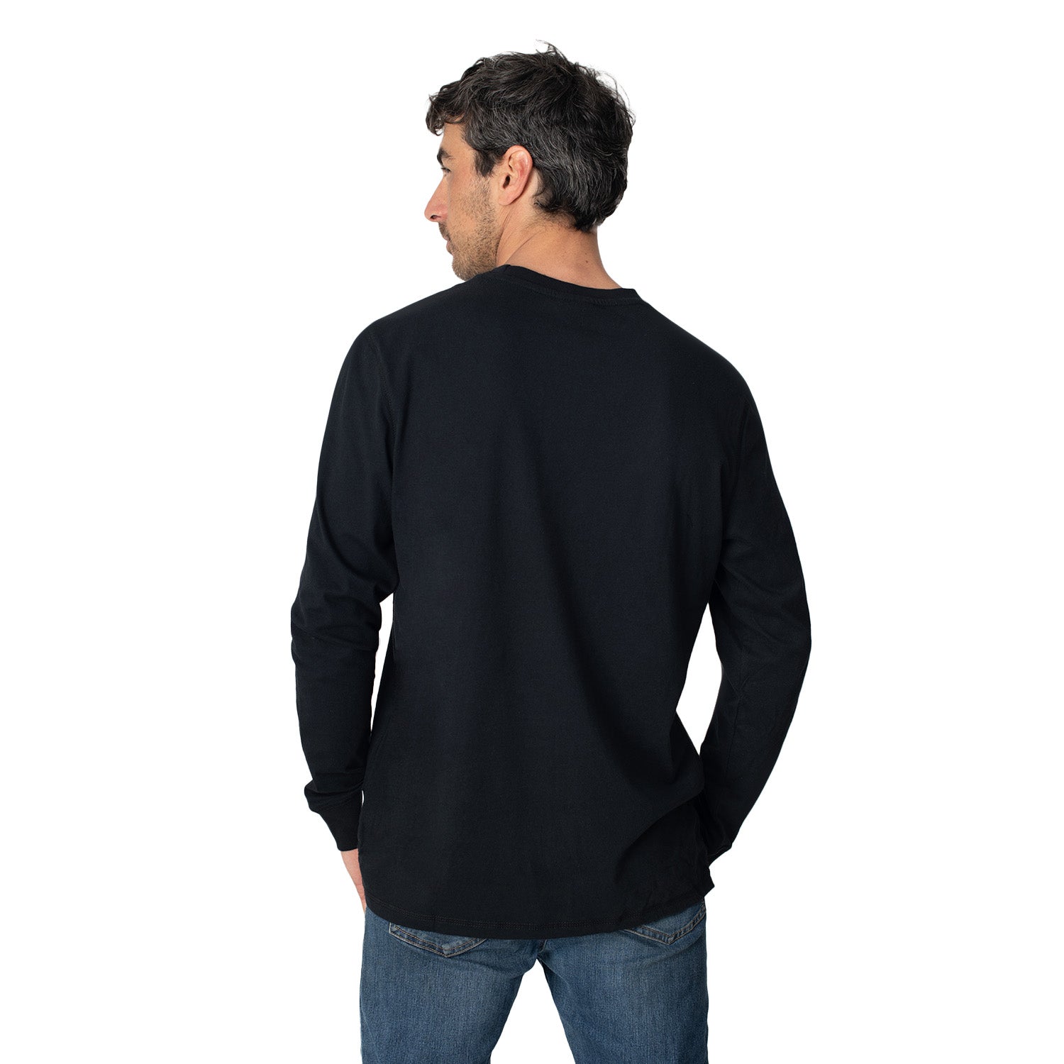 Polera Manga Larga con Bolsillo Algodón Orgánico Coyán
