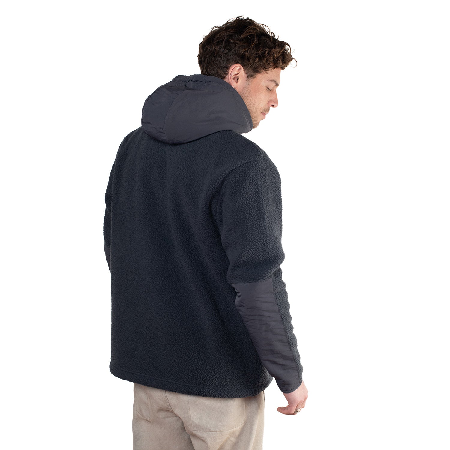 Chaqueta con Gorro Polar Sherpa Corcovado Sustentable