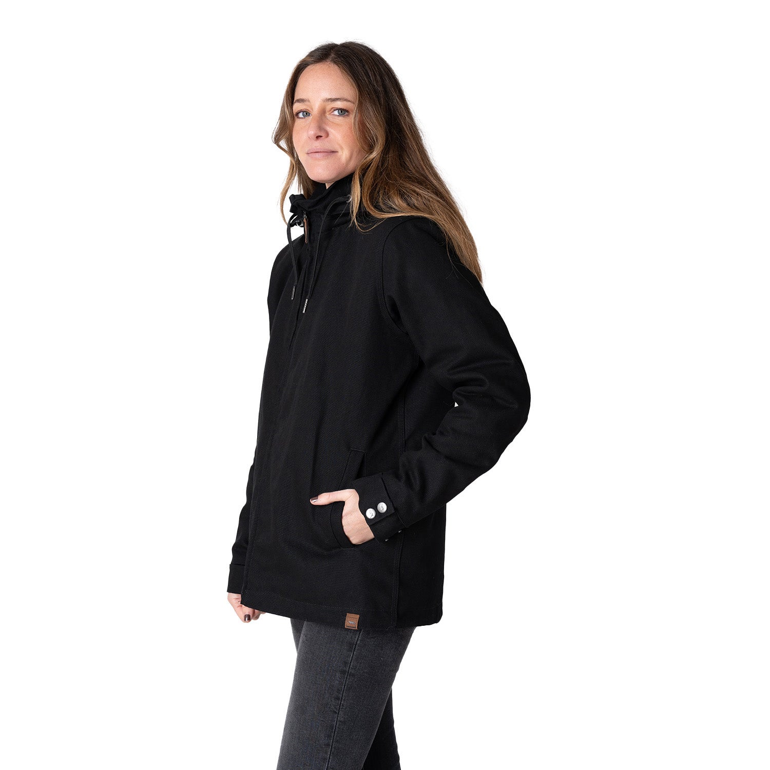 Chaqueta Térmica Canvas interior Sherpa Geike