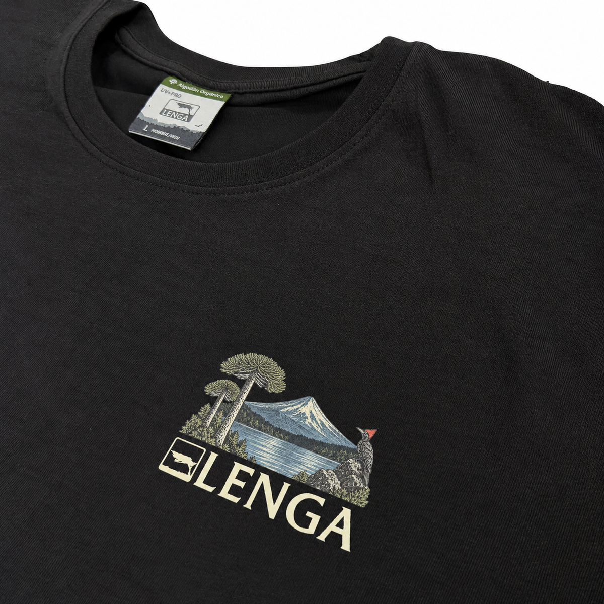 Polera Algodón Orgánico Conguillío Chile Indómito