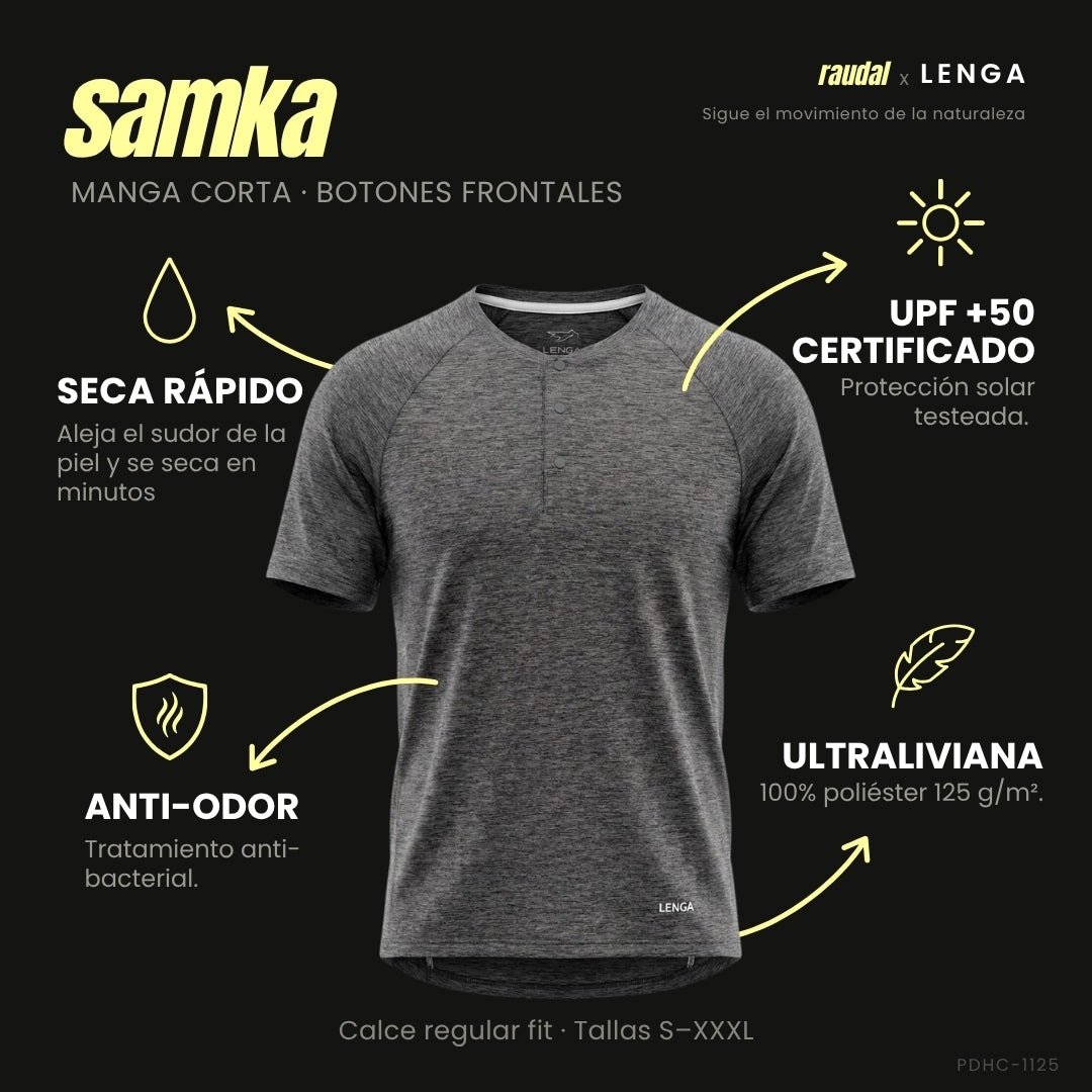 Polera Grit-dry UPF+50 Samka