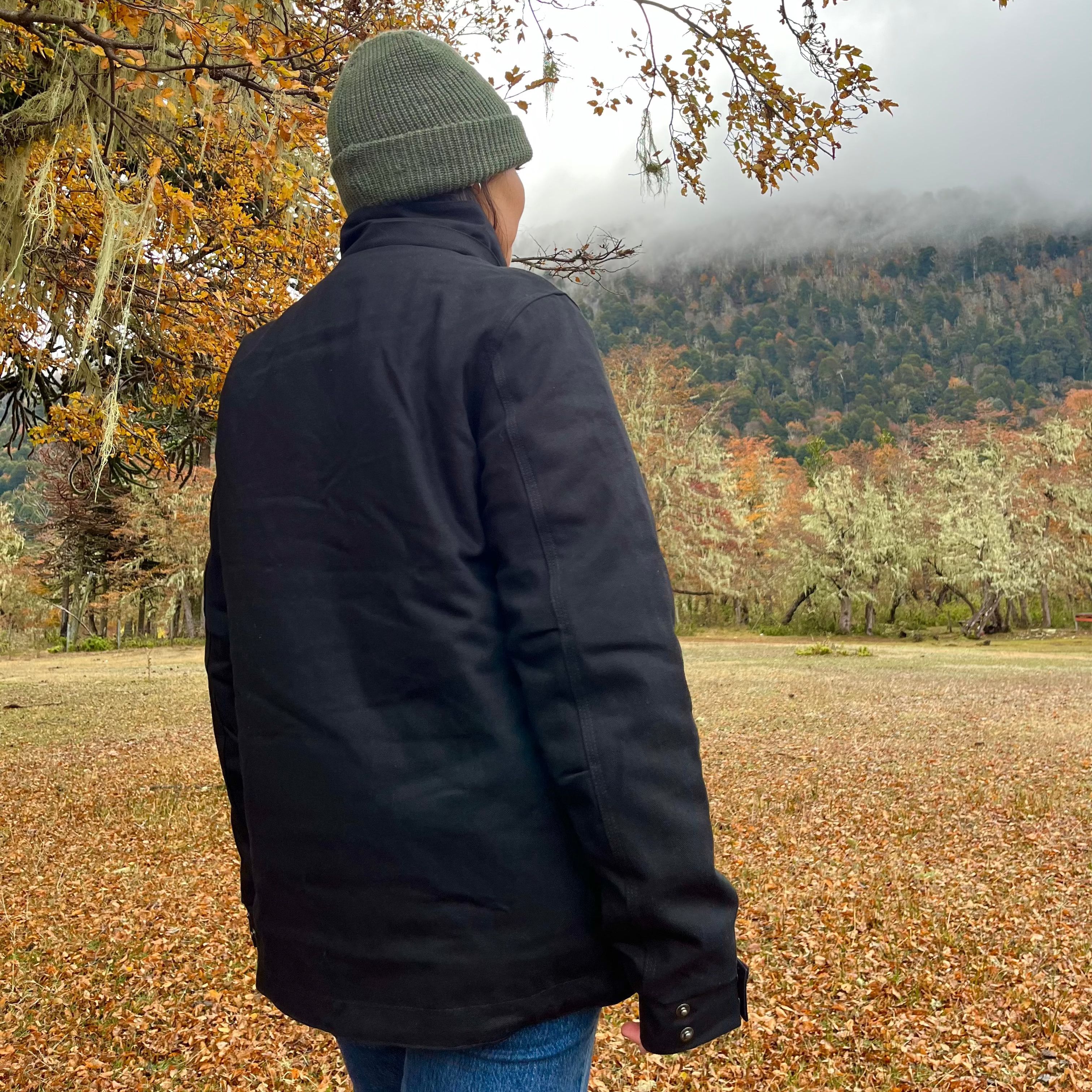 Chaqueta Térmica Canvas interior Sherpa Geike