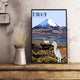 Ilustración Parque Nacional Lauca - Lago Chungara