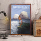 Ilustración Playa Punta de Lobos