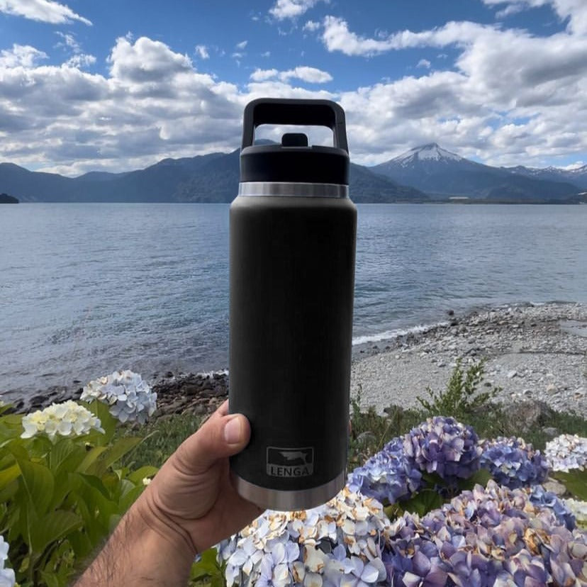 Pack Botella Inox 750ml + Cepillo Limpieza De Botella