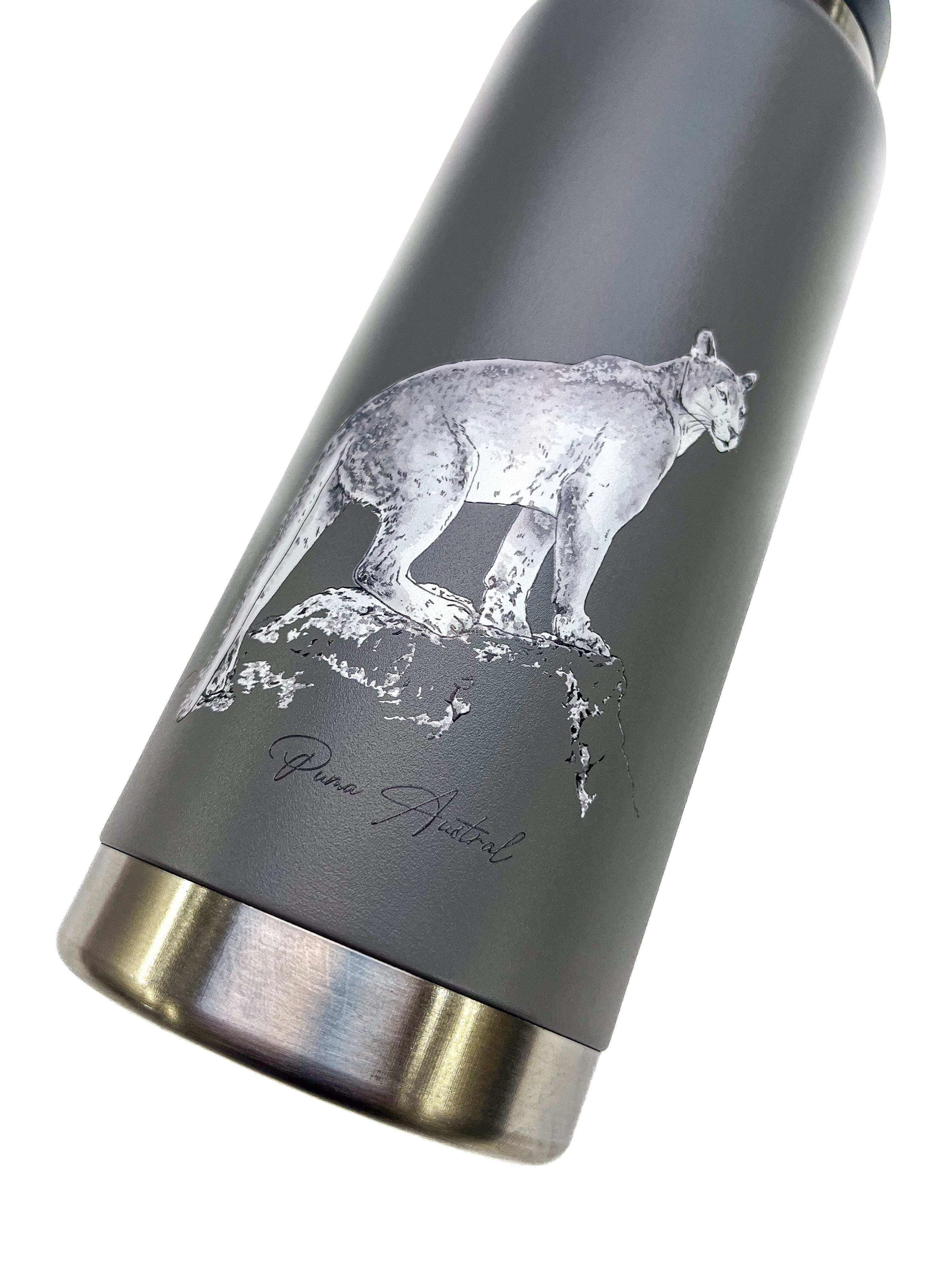 Botella Acero Inox Aislamiento De Doble Pared 750ml - Fauna Chilena