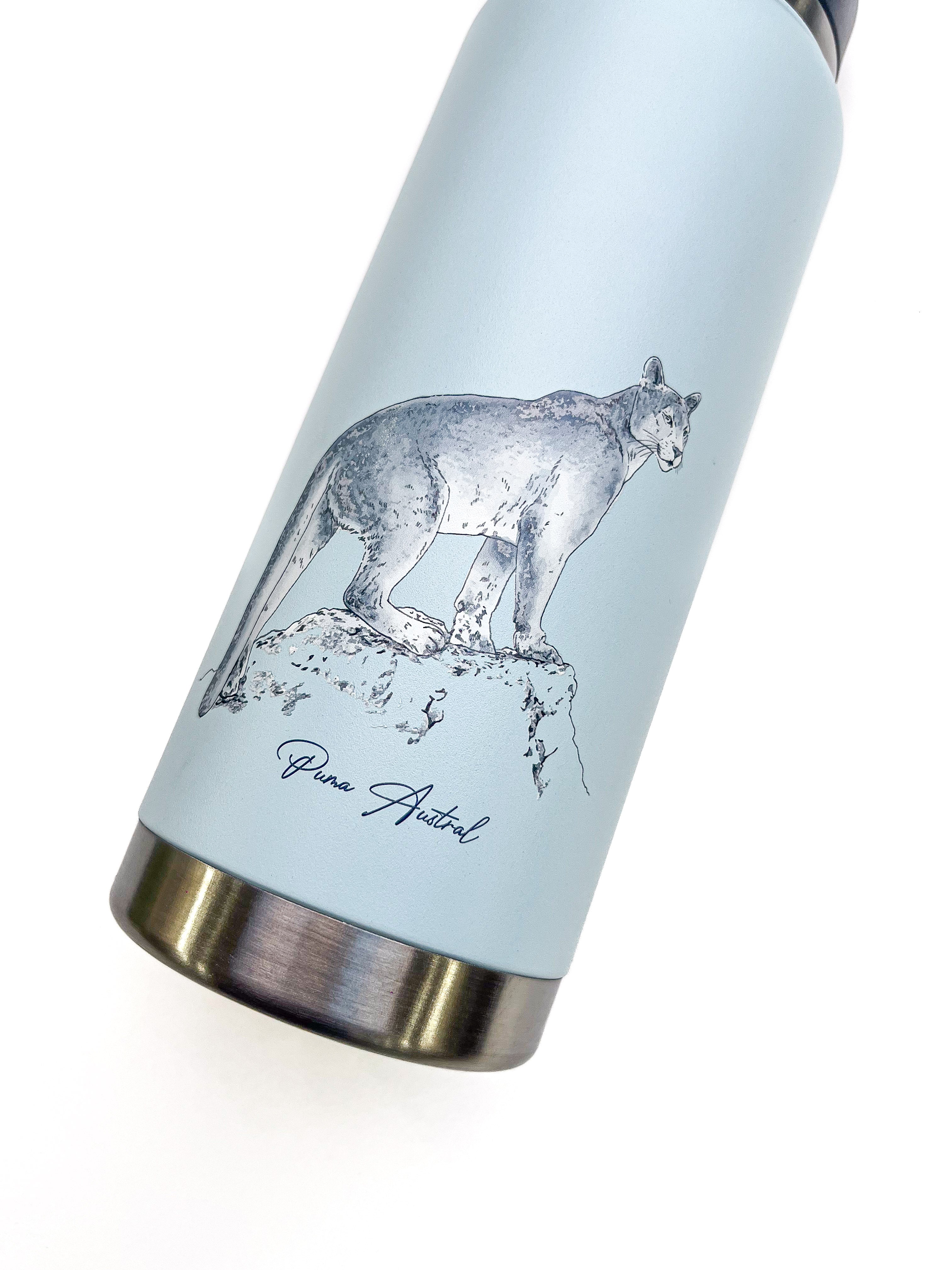 Botella Acero Inox Aislamiento De Doble Pared 750ml - Fauna Chilena