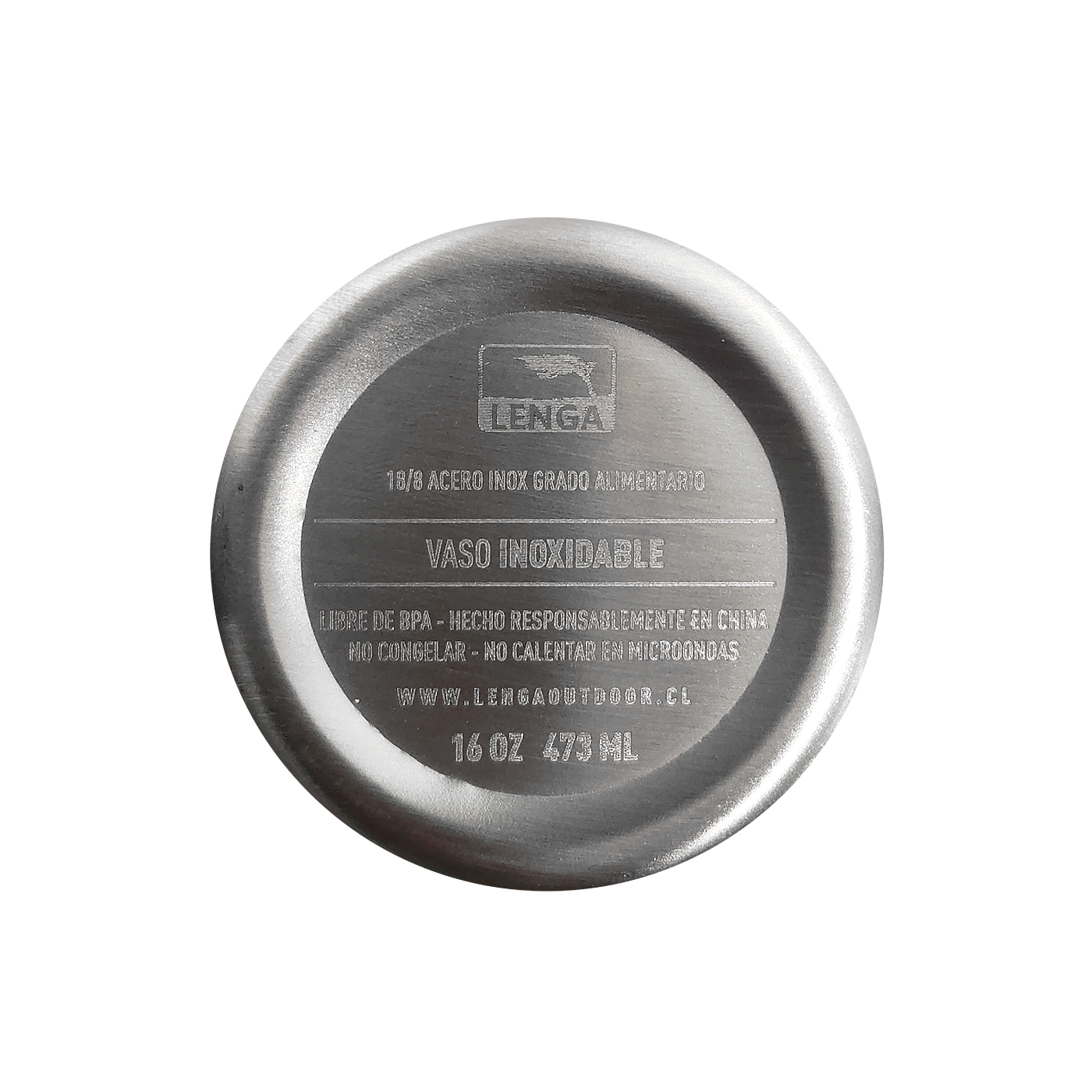 Vasos Acero Inoxidable Pack 4 Unidades 473ml