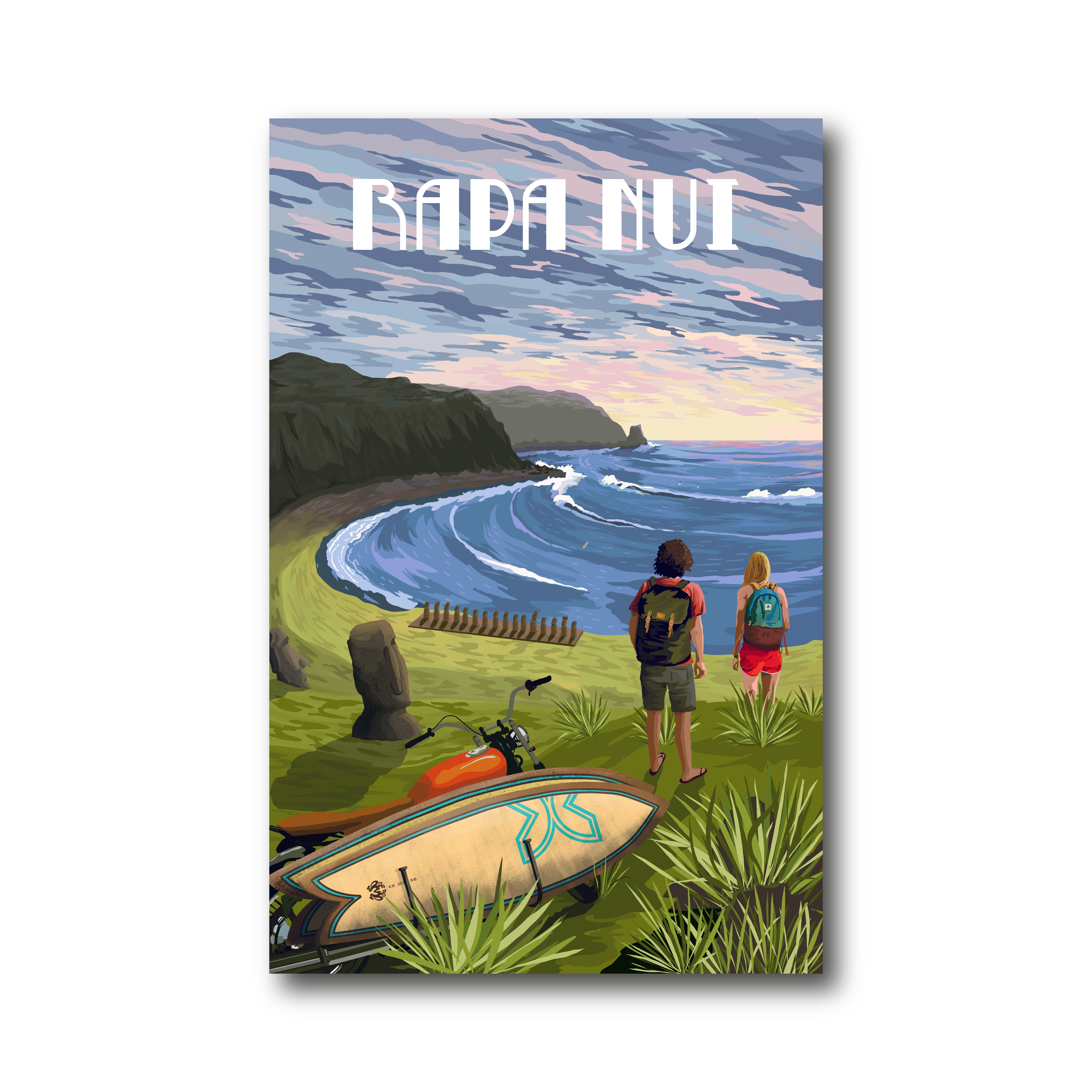 Ilustración Rapa Nui
