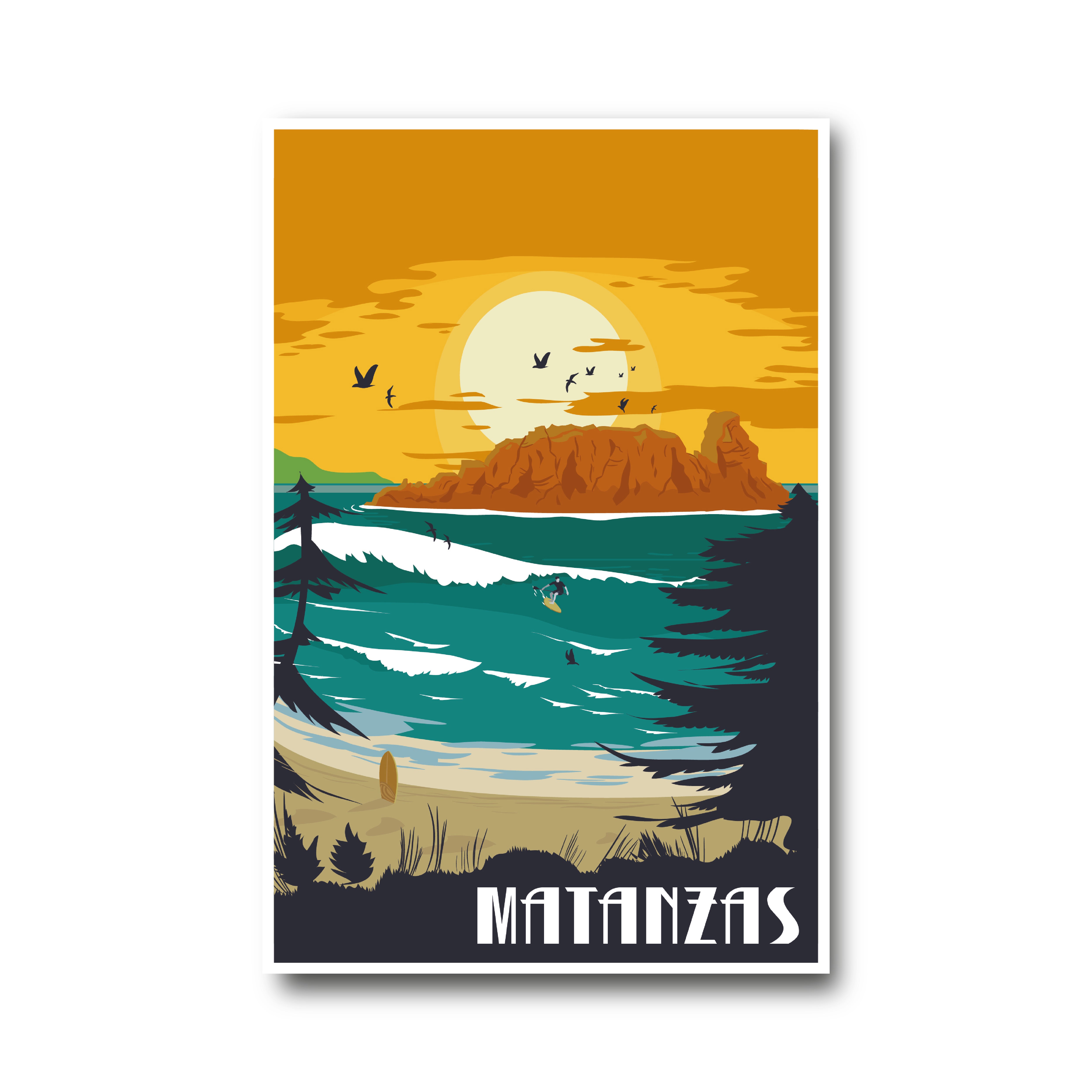 Ilustración Playa Matanzas