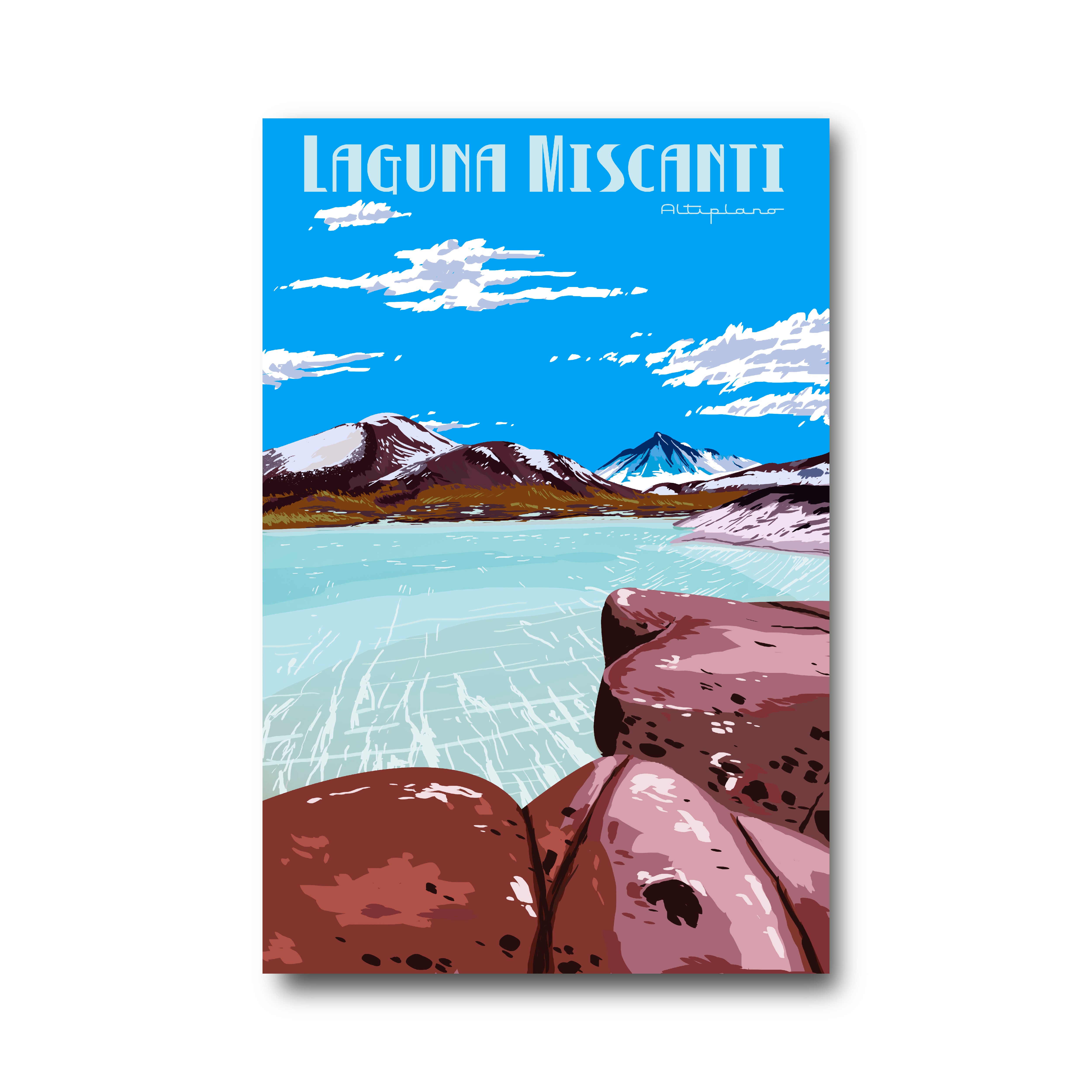 Ilustración Laguna Miscanti