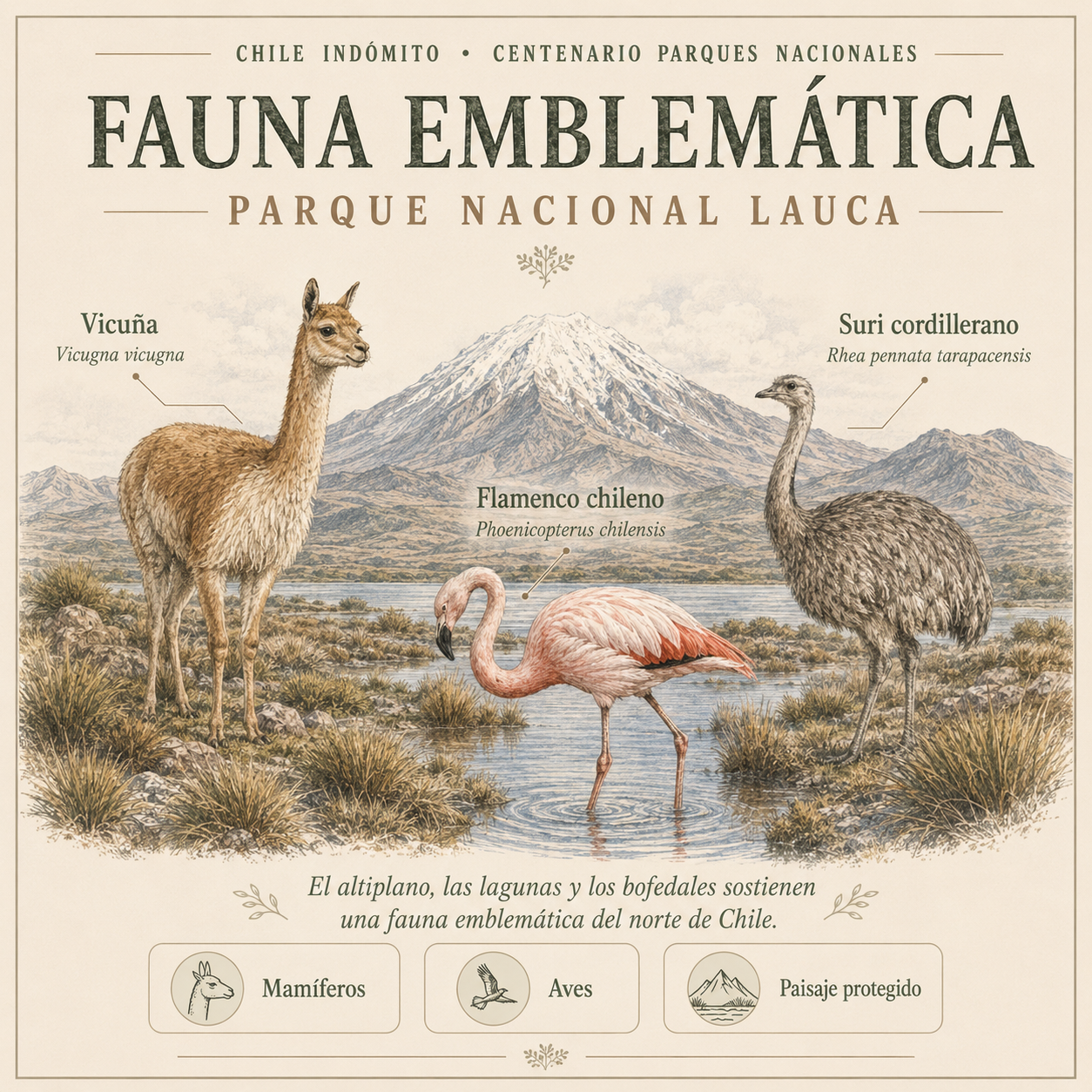 Polerón con gorro Lauca Chile Indómito