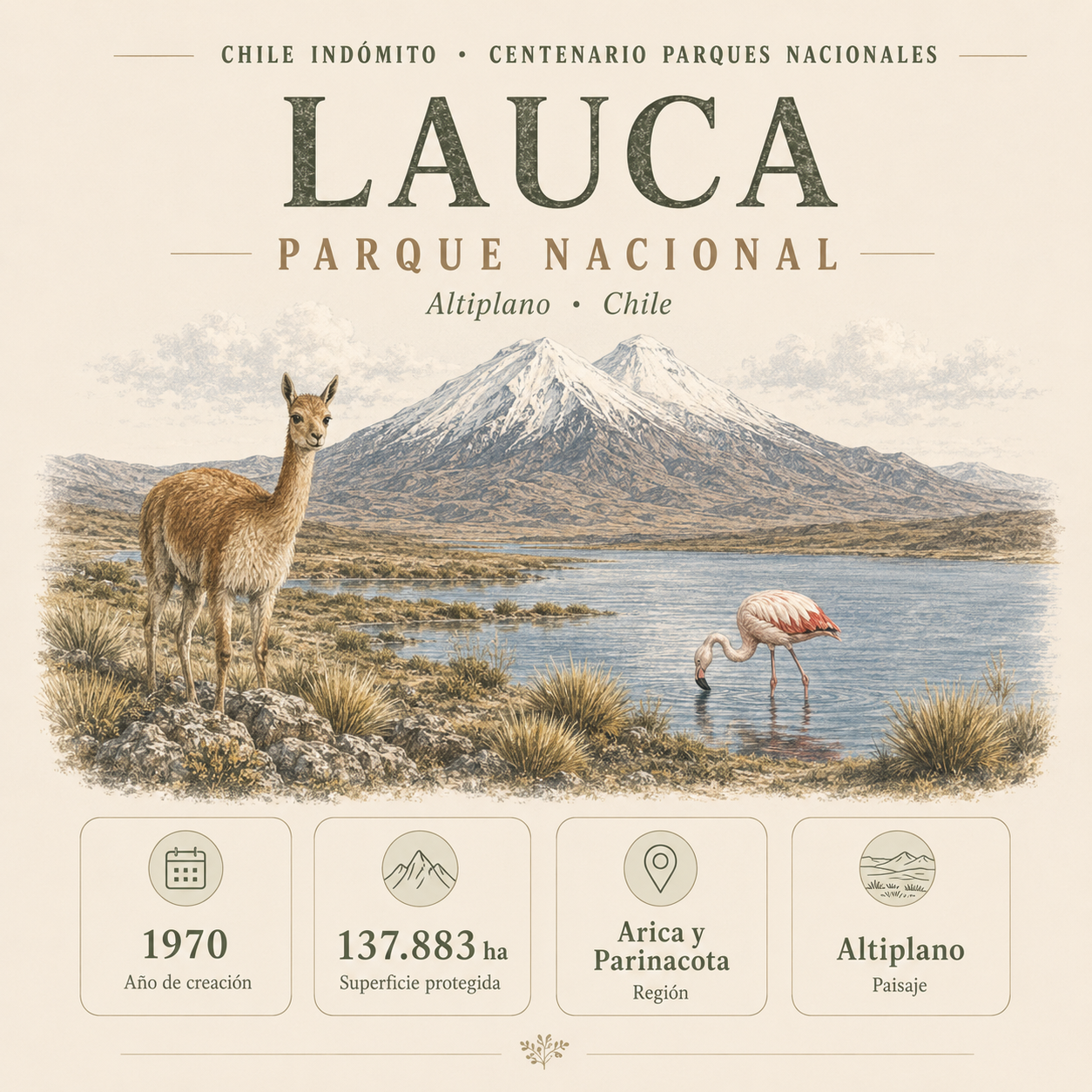 Polerón con gorro Lauca Chile Indómito