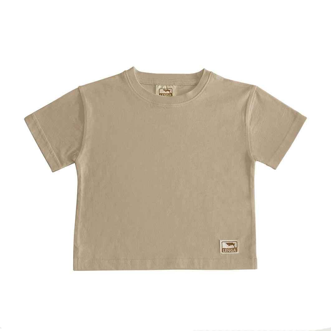 Polera Manga Corta Algodón Orgánico Pumita Niños