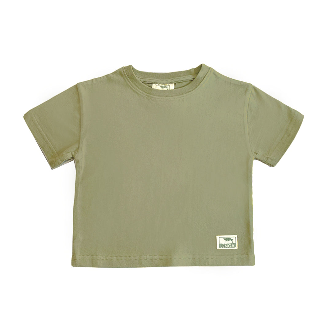 Polera Manga Corta Algodón Orgánico Pumita Niños