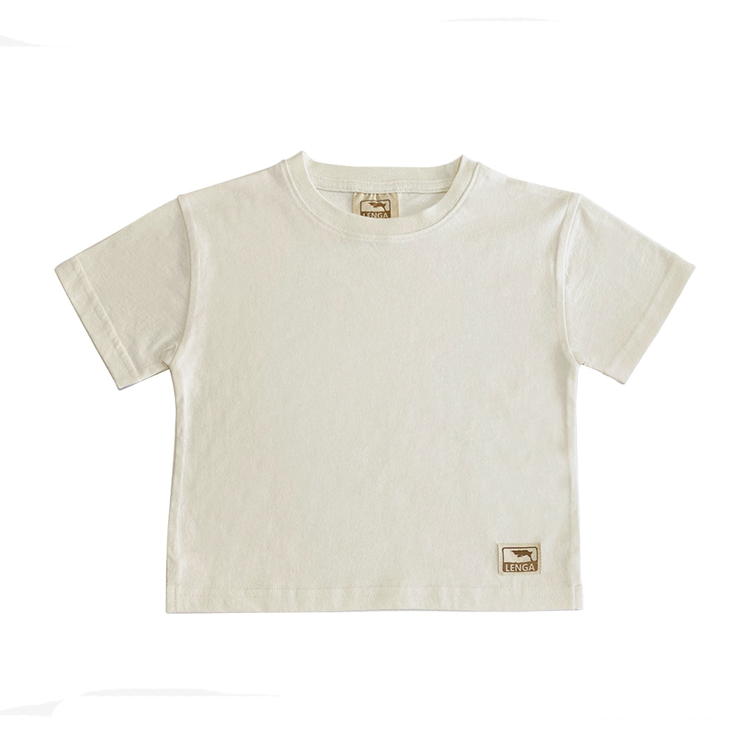 Polera Manga Corta Algodón Orgánico Pumita Niños