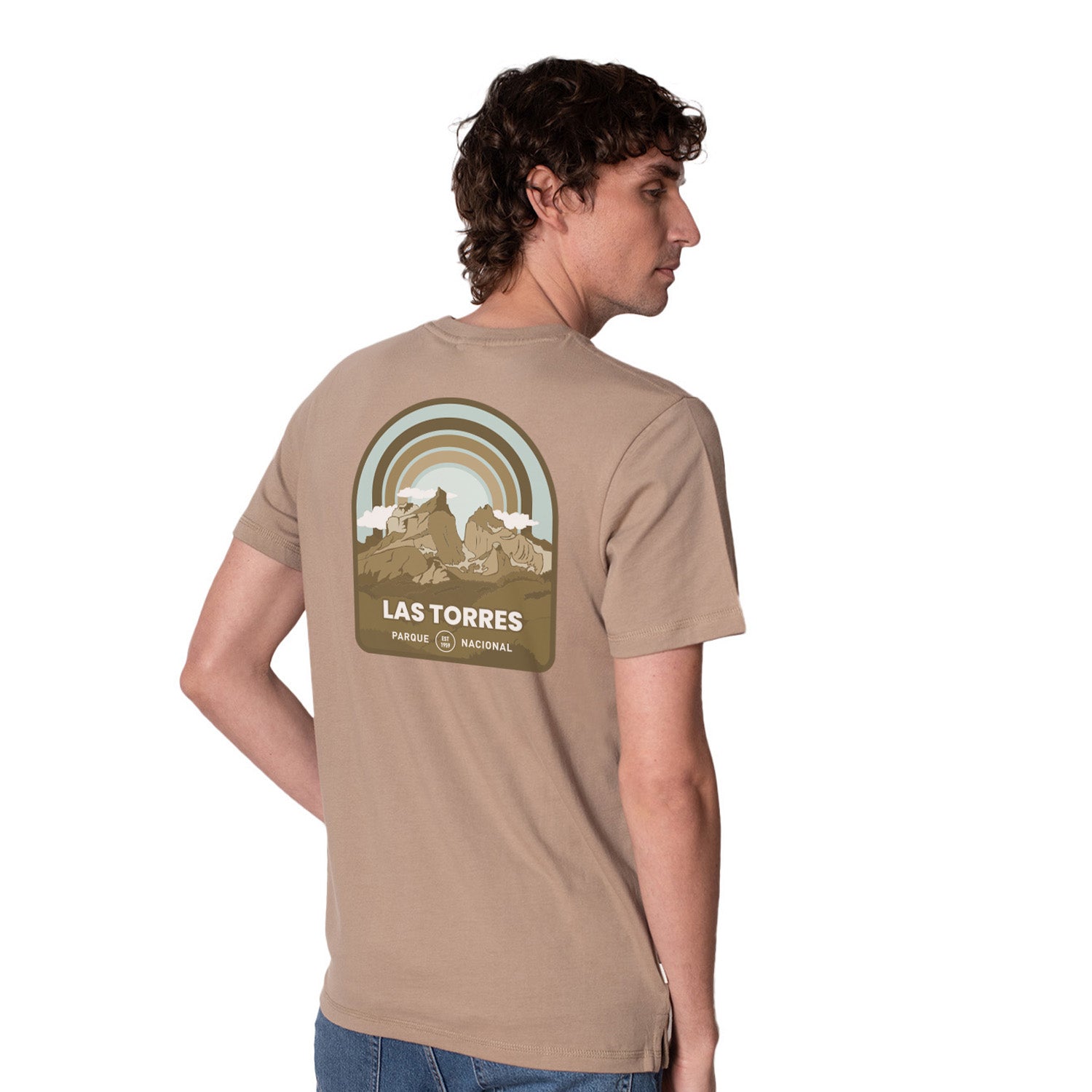 Polera Manga Corta Algodón Orgánico Parque Nacional Las Torres - Cuernos Horizonte