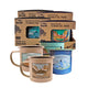 Pack 4 Tazones Esmaltados Parque Nacional Torre del Paine 330ml