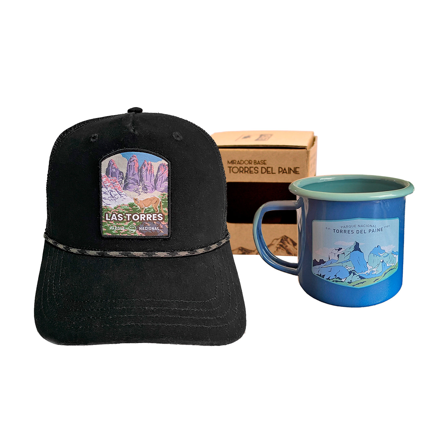 Pack Tazón PN Torres Azul 330ml + Jockey Torres Puma Negro