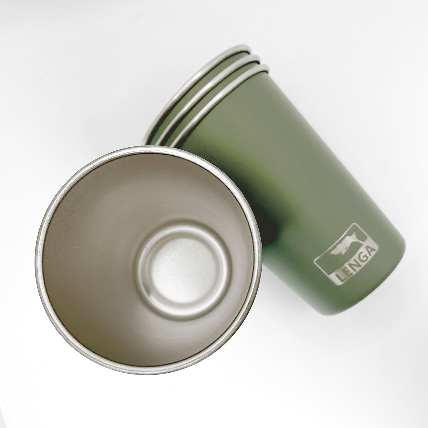 Vasos Acero Inoxidable Pack 4 Unidades 473ml