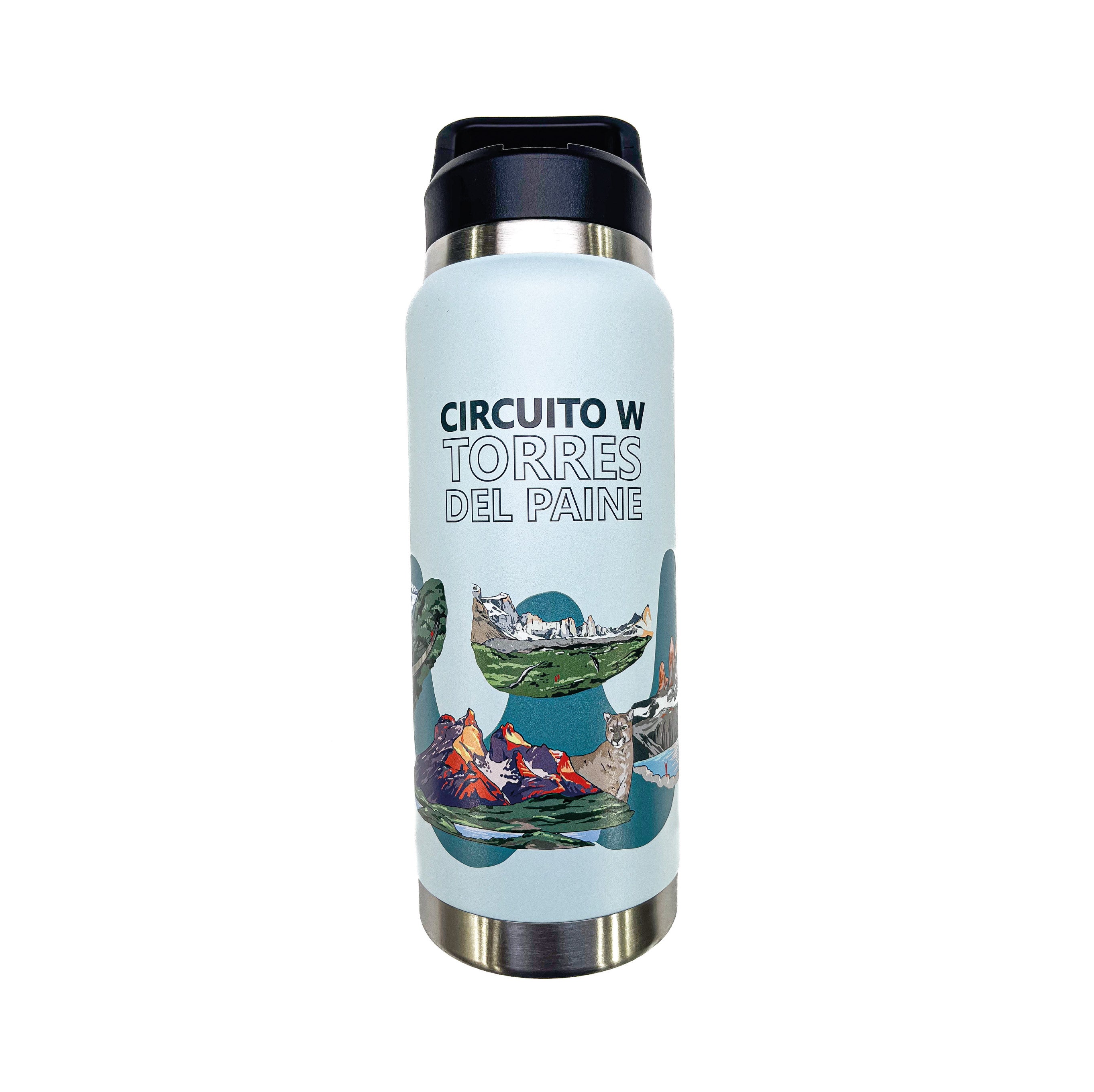 Botella Acero Inox 750ml - Circuito W Torres Paine
